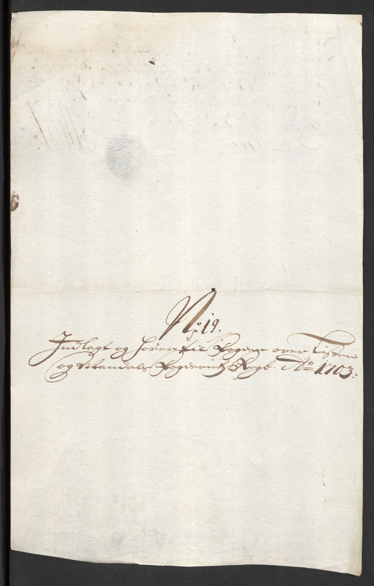 Rentekammeret inntil 1814, Reviderte regnskaper, Fogderegnskap, AV/RA-EA-4092/R43/L2550: Fogderegnskap Lista og Mandal, 1703-1704, p. 136