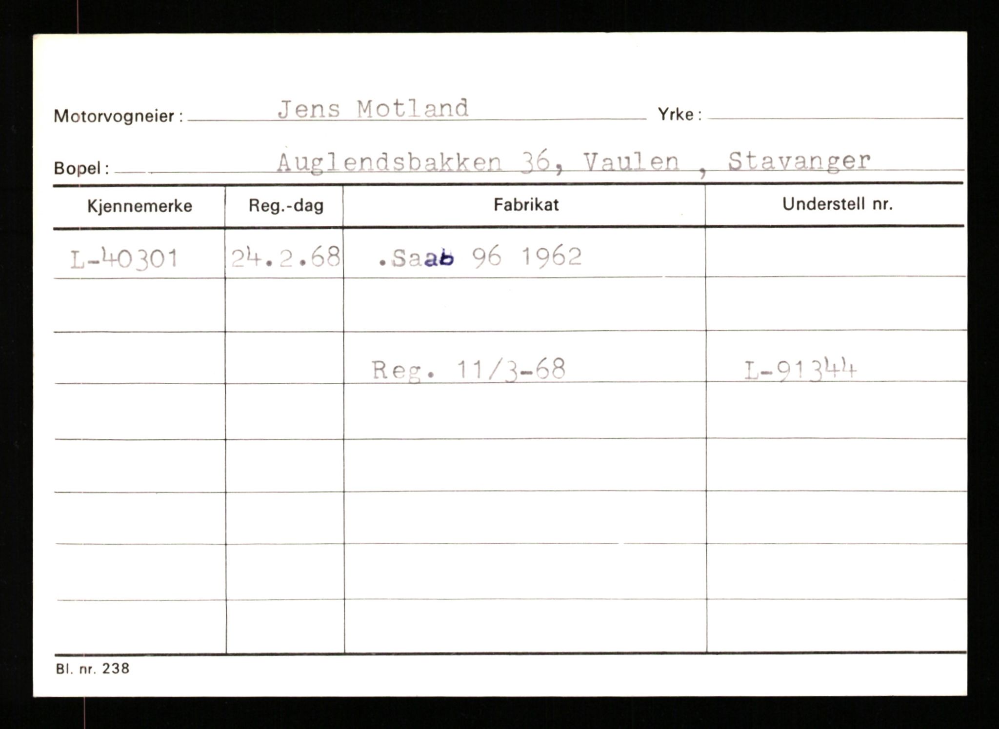 Stavanger trafikkstasjon, AV/SAST-A-101942/0/G/L0006: Registreringsnummer: 34250 - 49007, 1930-1971, p. 1589