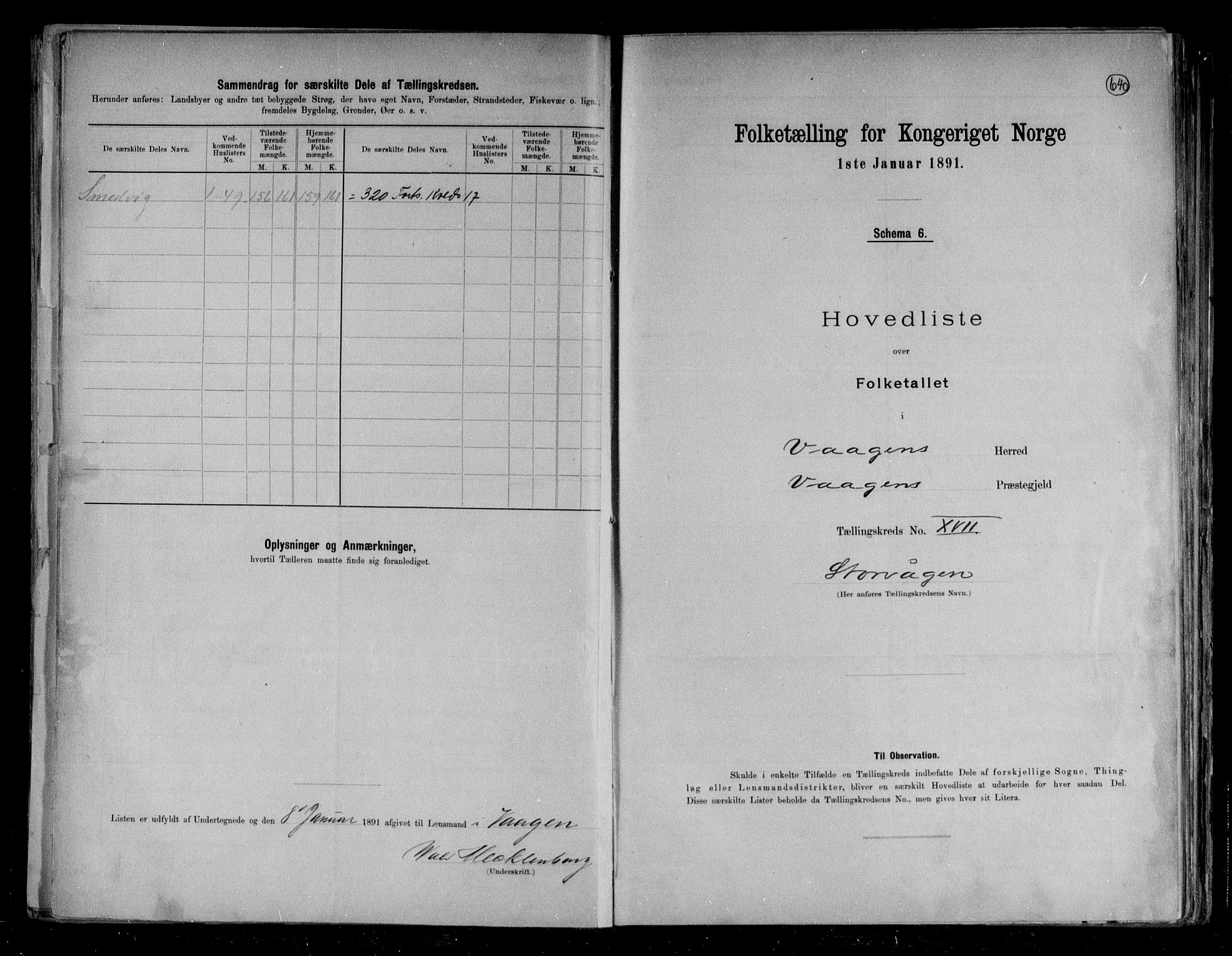 RA, 1891 census for 1865 Vågan, 1891, p. 44