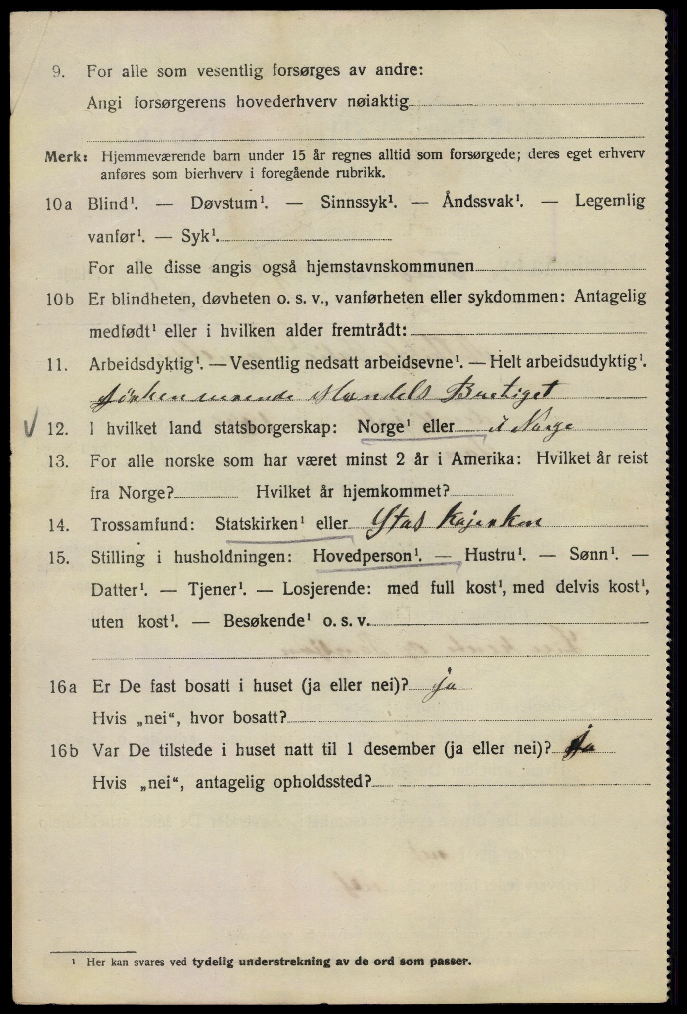 SAO, 1920 census for Kristiania, 1920, p. 233488