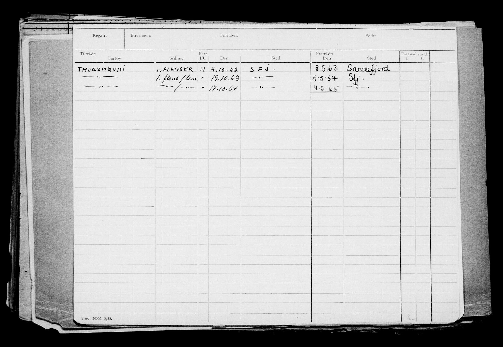 Direktoratet for sjømenn, AV/RA-S-3545/G/Gb/L0230: Hovedkort, 1924, p. 260