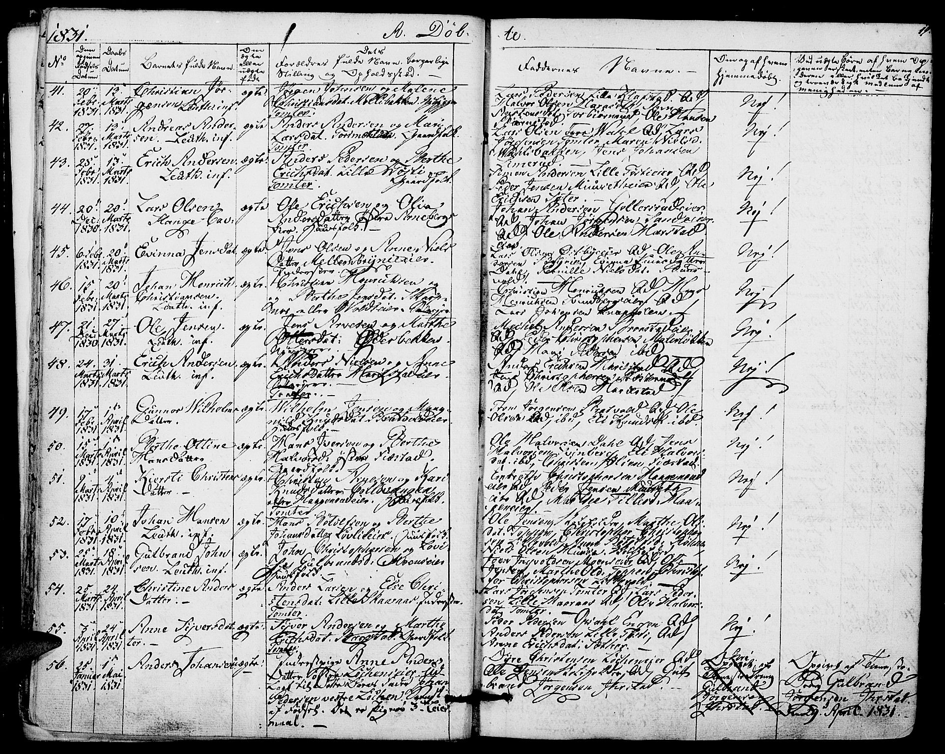 Romedal prestekontor, AV/SAH-PREST-004/K/L0003: Parish register (official) no. 3, 1829-1846, p. 19