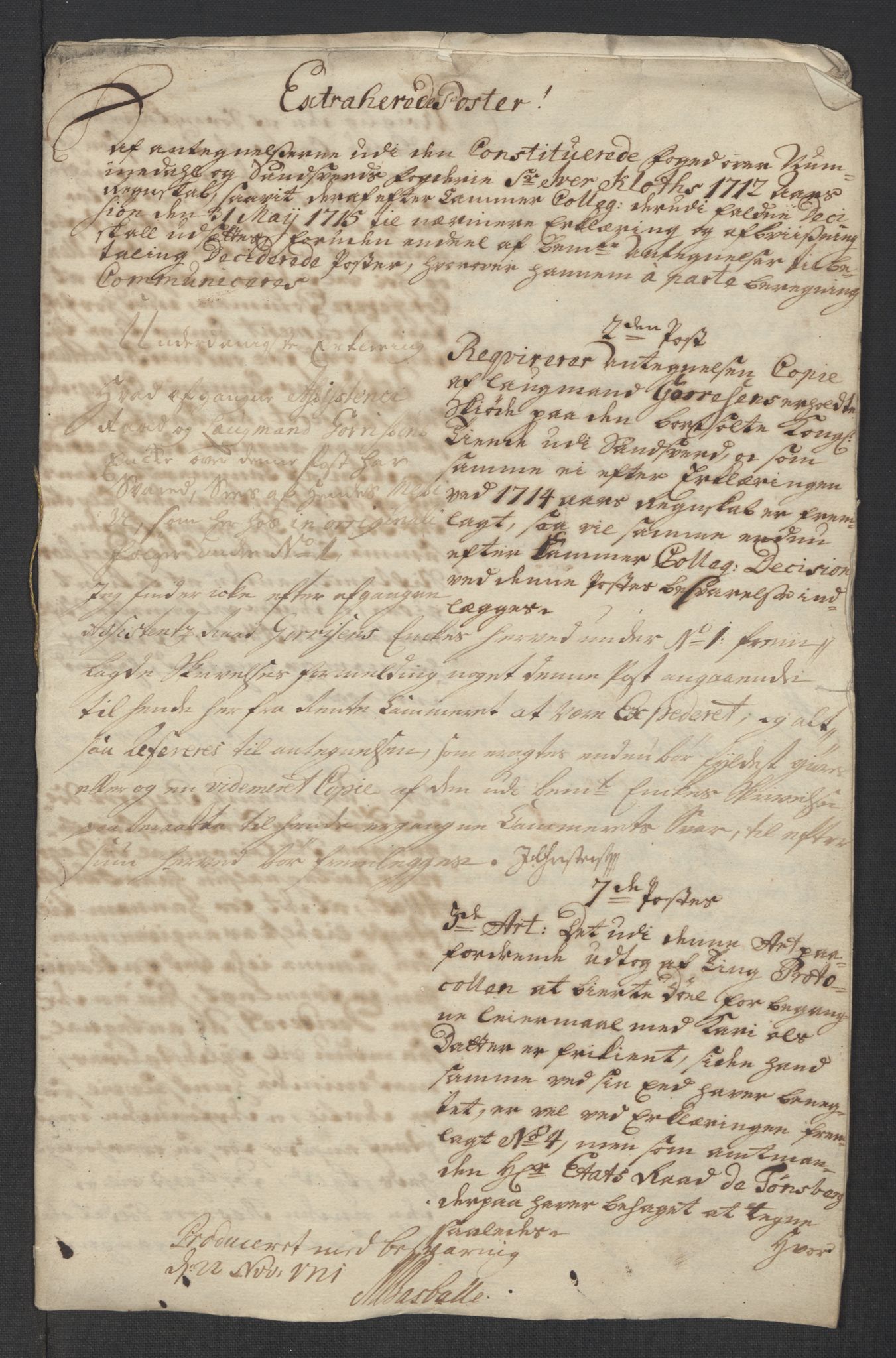 Rentekammeret inntil 1814, Reviderte regnskaper, Fogderegnskap, AV/RA-EA-4092/R24/L1587: Fogderegnskap Numedal og Sandsvær, 1712, p. 421