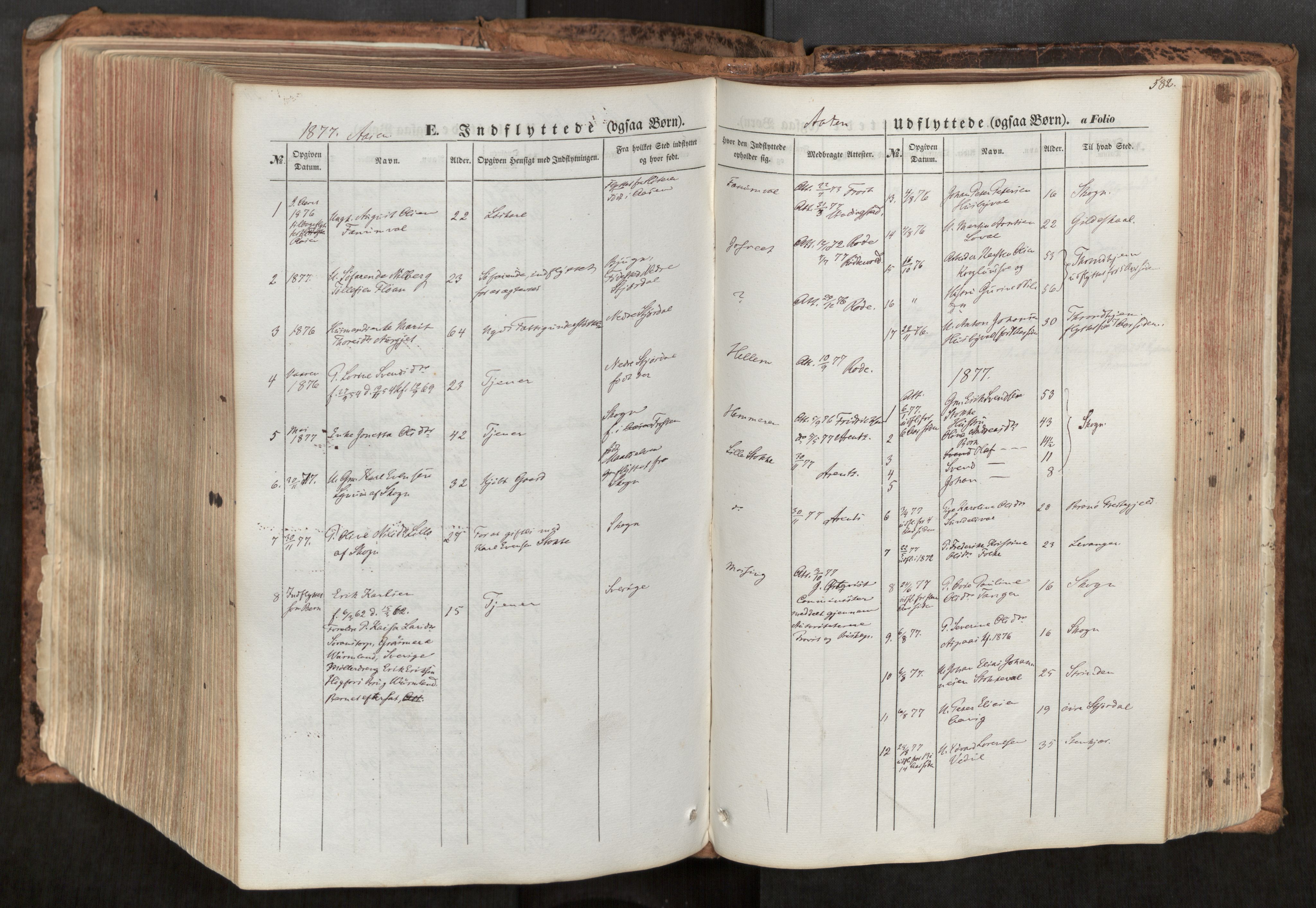 Ministerialprotokoller, klokkerbøker og fødselsregistre - Nord-Trøndelag, SAT/A-1458/713/L0116: Parish register (official) no. 713A07, 1850-1877, p. 582