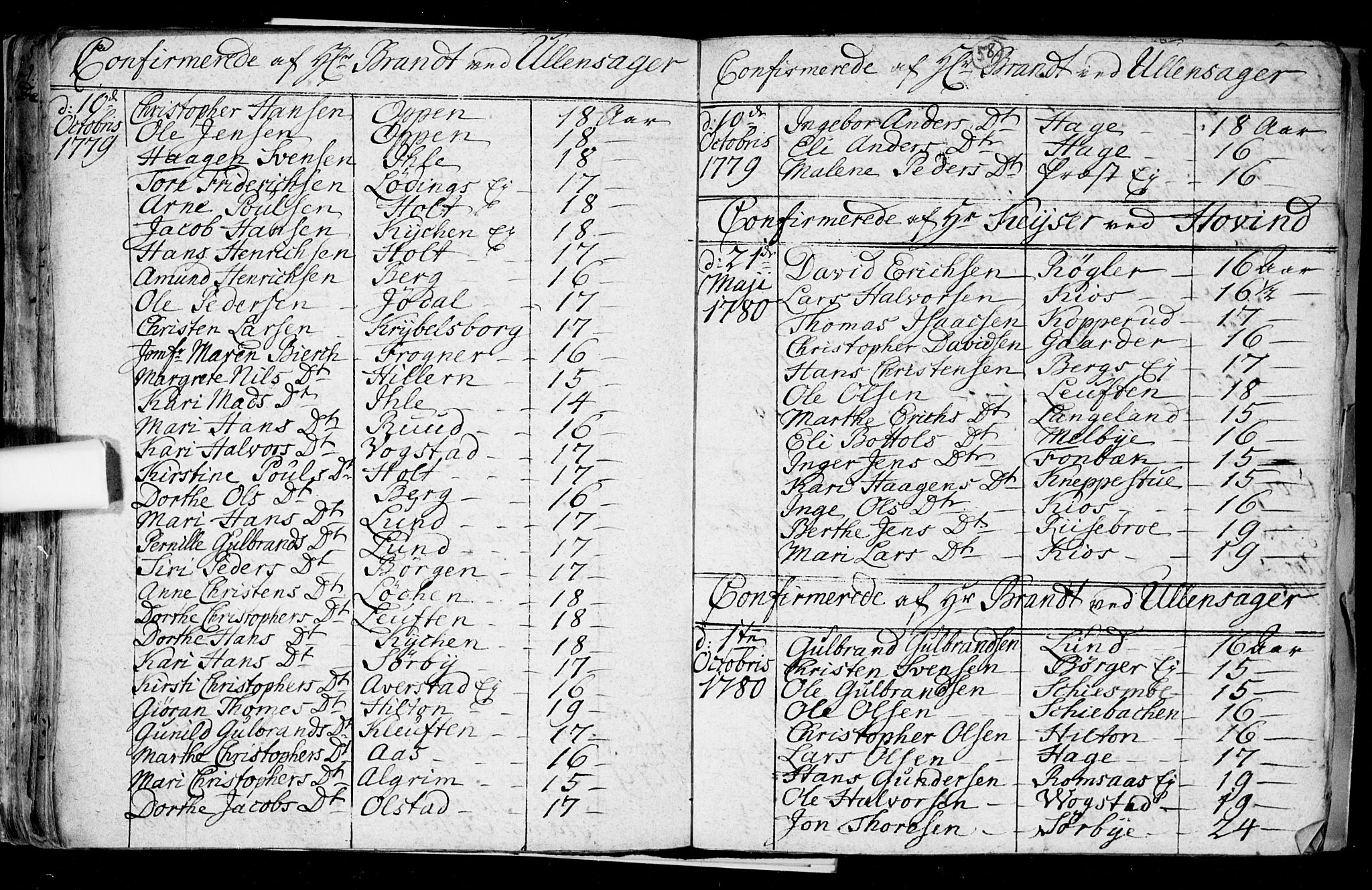 Ullensaker prestekontor Kirkebøker, AV/SAO-A-10236a/F/Fa/L0008: Parish register (official) no. I 8, 1738-1810, p. 58