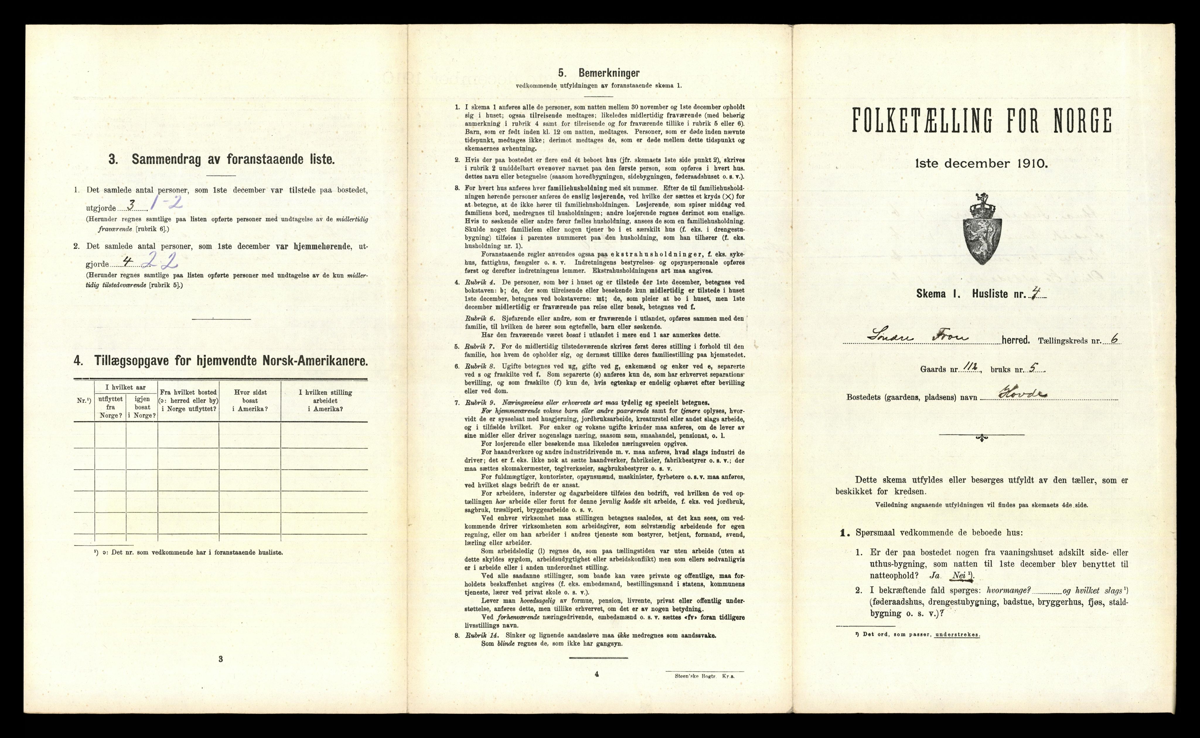 RA, 1910 census for Sør-Fron, 1910, p. 748