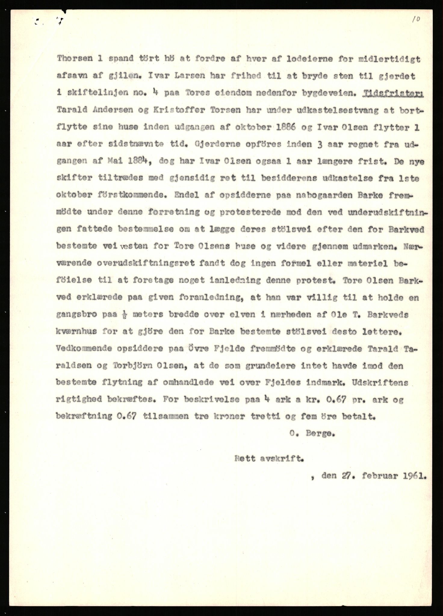 Statsarkivet i Stavanger, SAST/A-101971/03/Y/Yj/L0006: Avskrifter sortert etter gårdsnavn: Bakke - Baustad, 1750-1930, p. 295