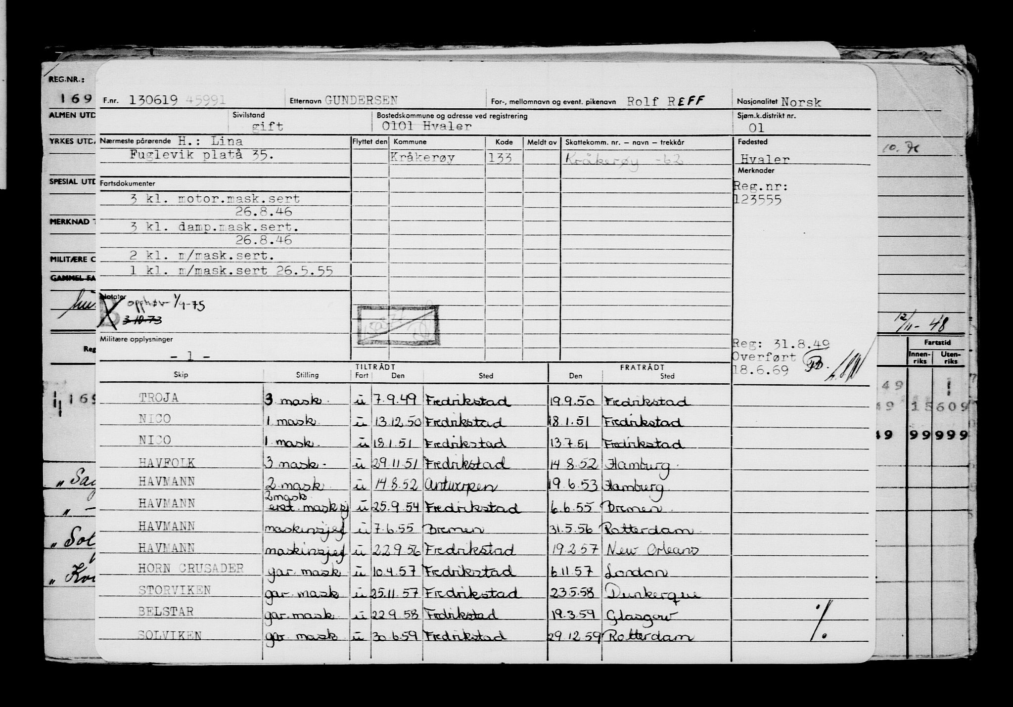 Direktoratet for sjømenn, AV/RA-S-3545/G/Gb/L0169: Hovedkort, 1919, p. 529