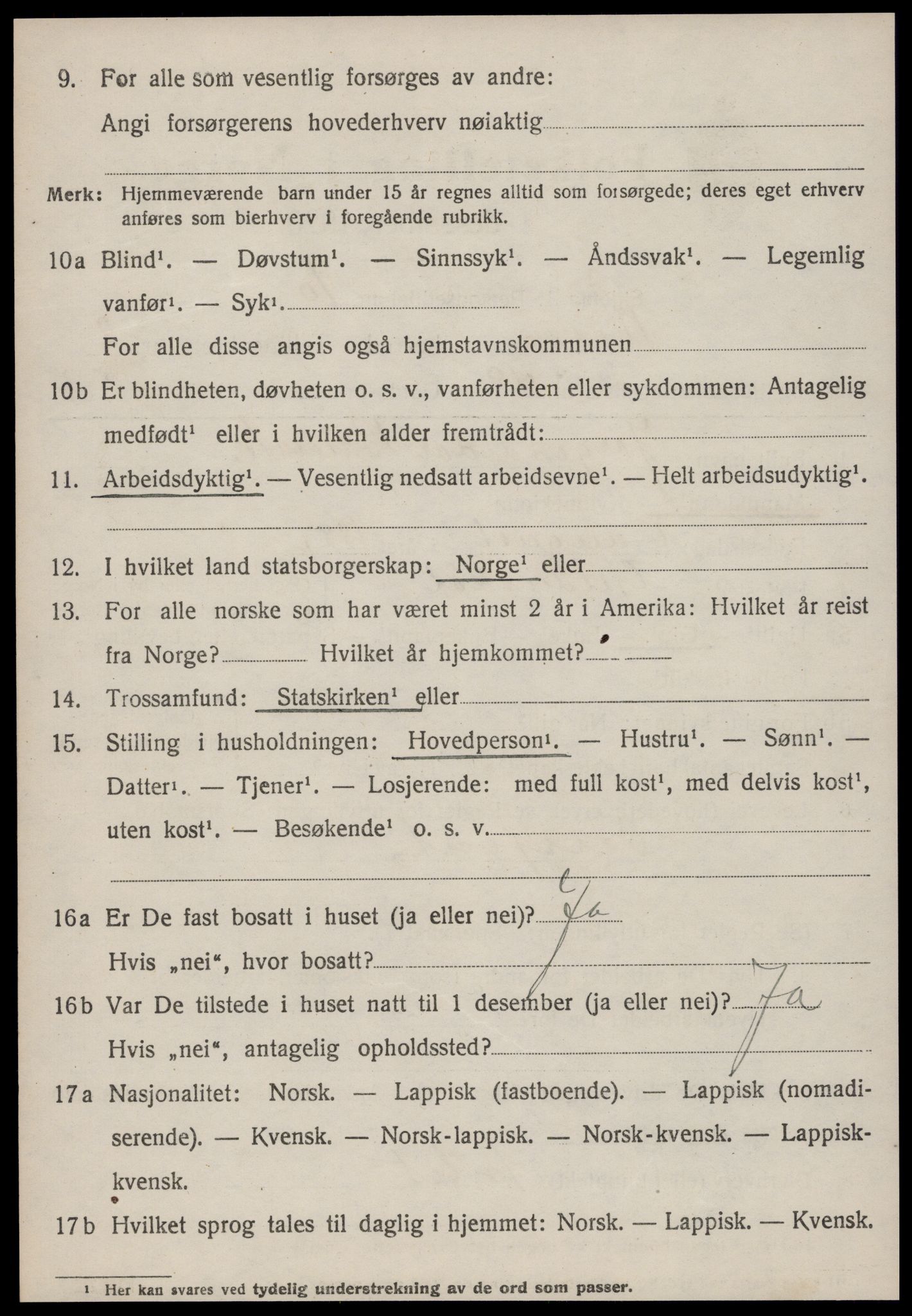SAT, 1920 census for Rissa, 1920, p. 2272