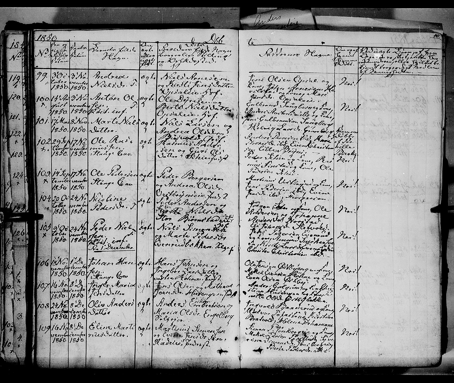 Romedal prestekontor, SAH/PREST-004/K/L0004: Parish register (official) no. 4, 1847-1861, p. 40