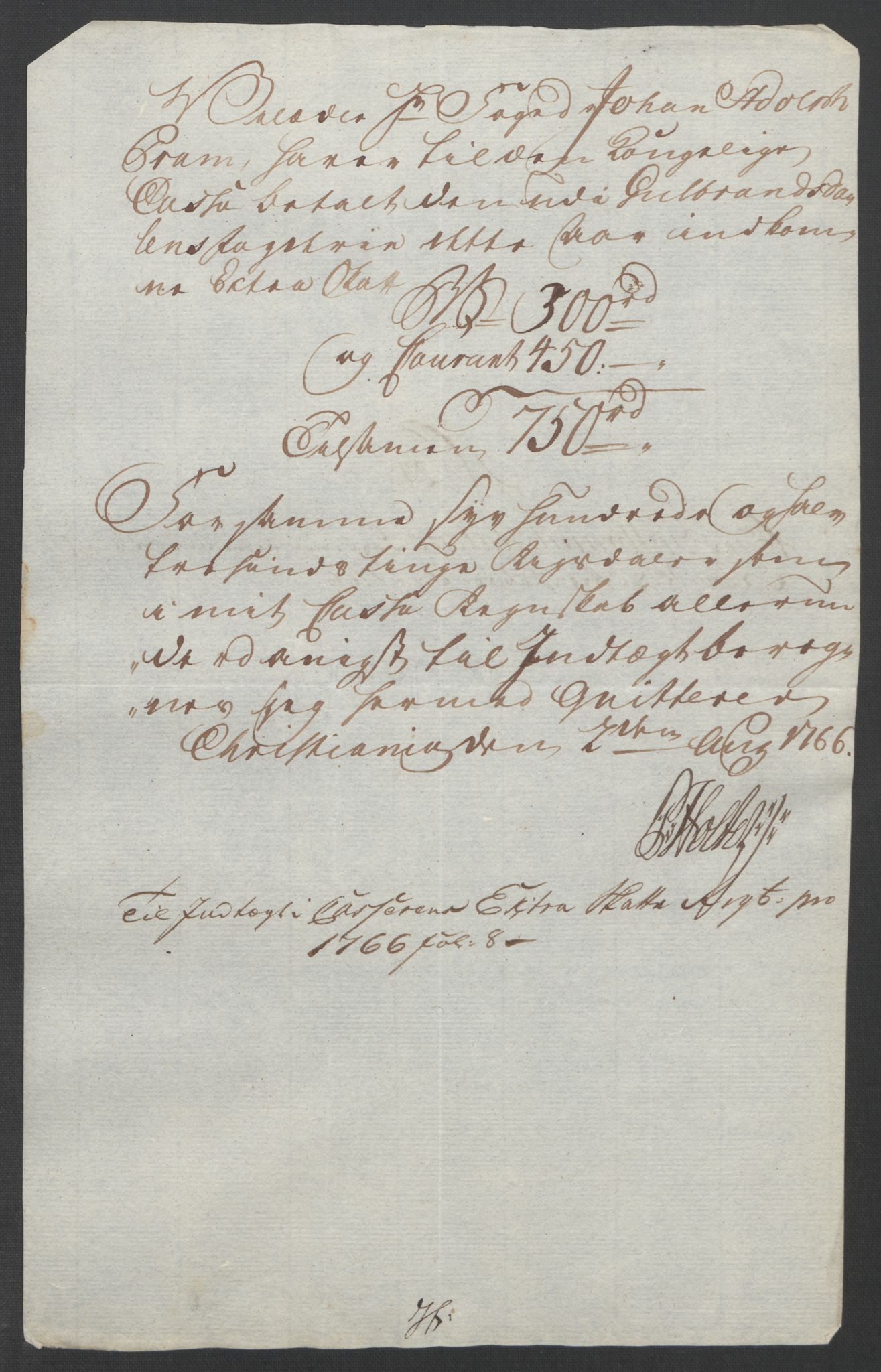 Rentekammeret inntil 1814, Reviderte regnskaper, Fogderegnskap, AV/RA-EA-4092/R17/L1266: Ekstraskatten Gudbrandsdal, 1762-1766, p. 607