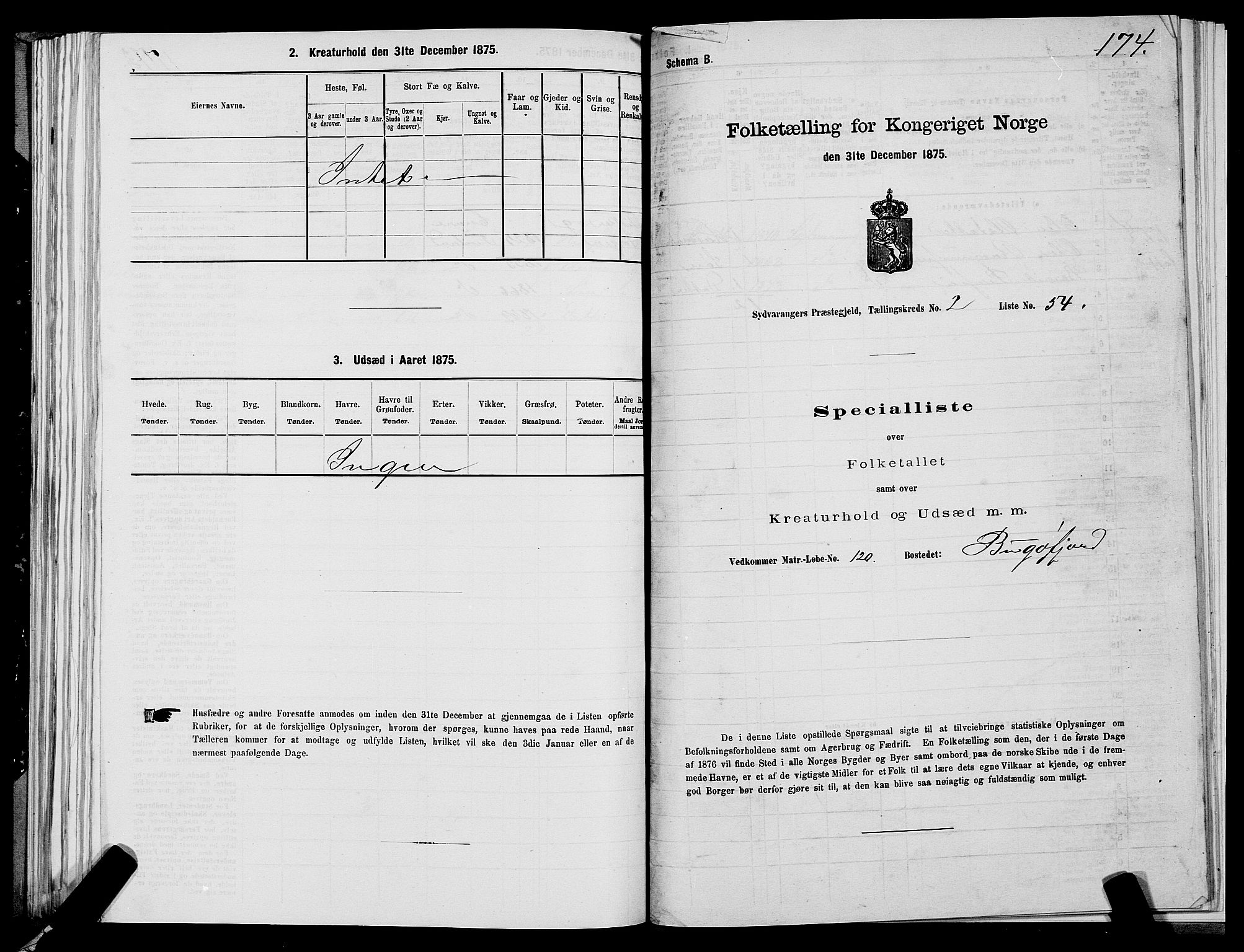 SATØ, 1875 census for 2030P Sør-Varanger, 1875, p. 1174