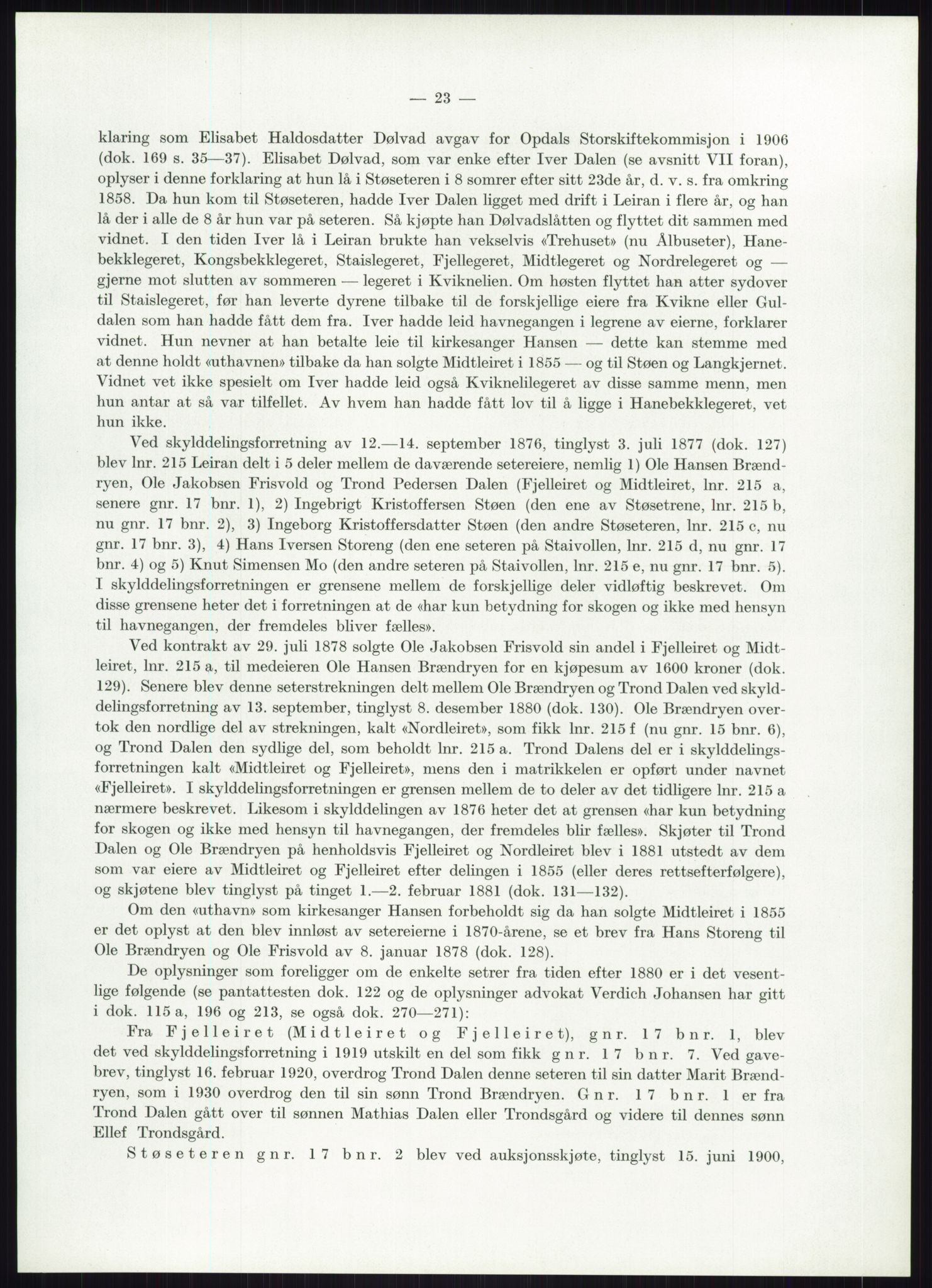 Høyfjellskommisjonen, AV/RA-S-1546/X/Xa/L0001: Nr. 1-33, 1909-1953, p. 3740