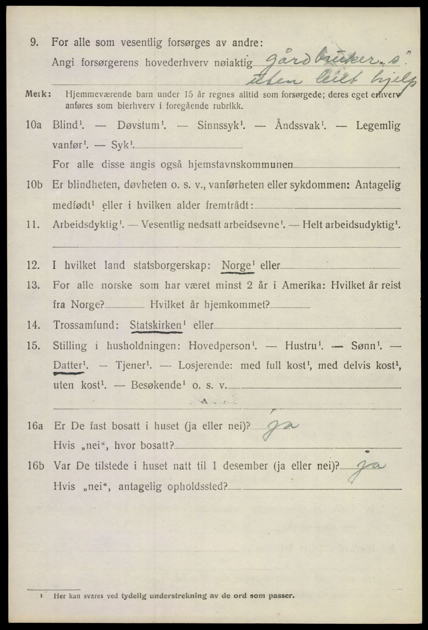 SAKO, 1920 census for Andebu, 1920, p. 5317