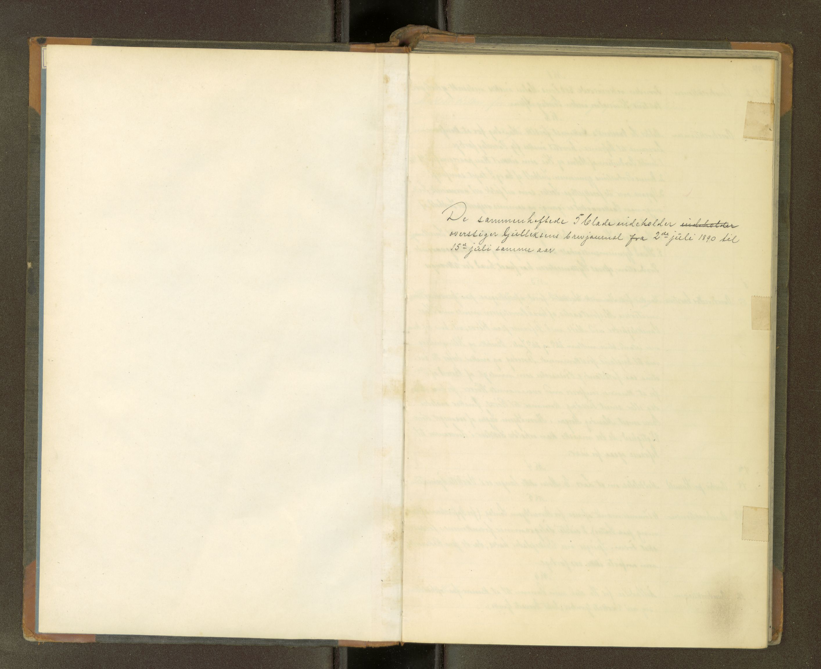 Røros kobberverk, AV/SAT-PA-0211/1/38/L0070: 2.18 Direktørens journal, 1904-1906