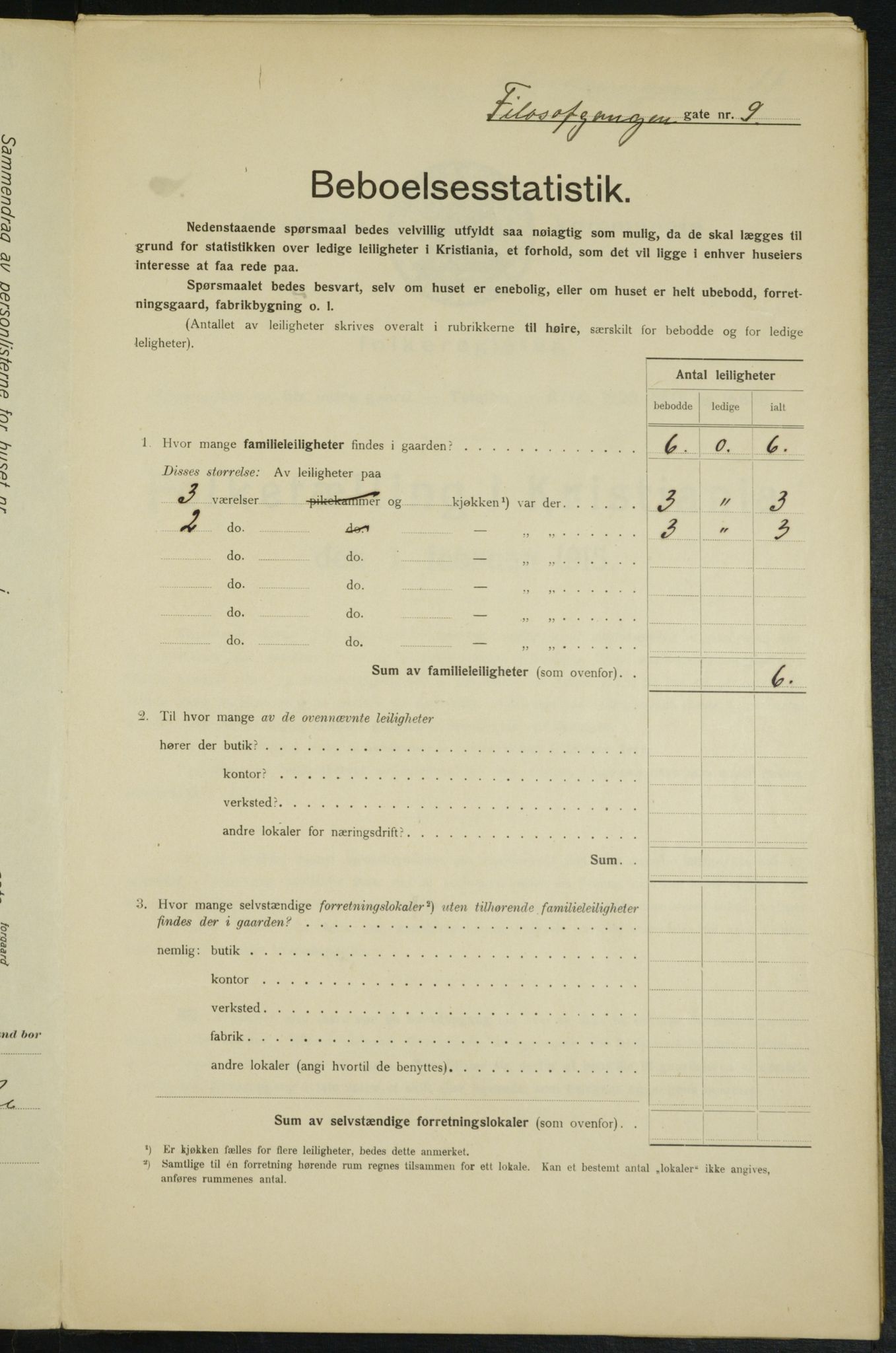 OBA, Municipal Census 1915 for Kristiania, 1915, p. 23805