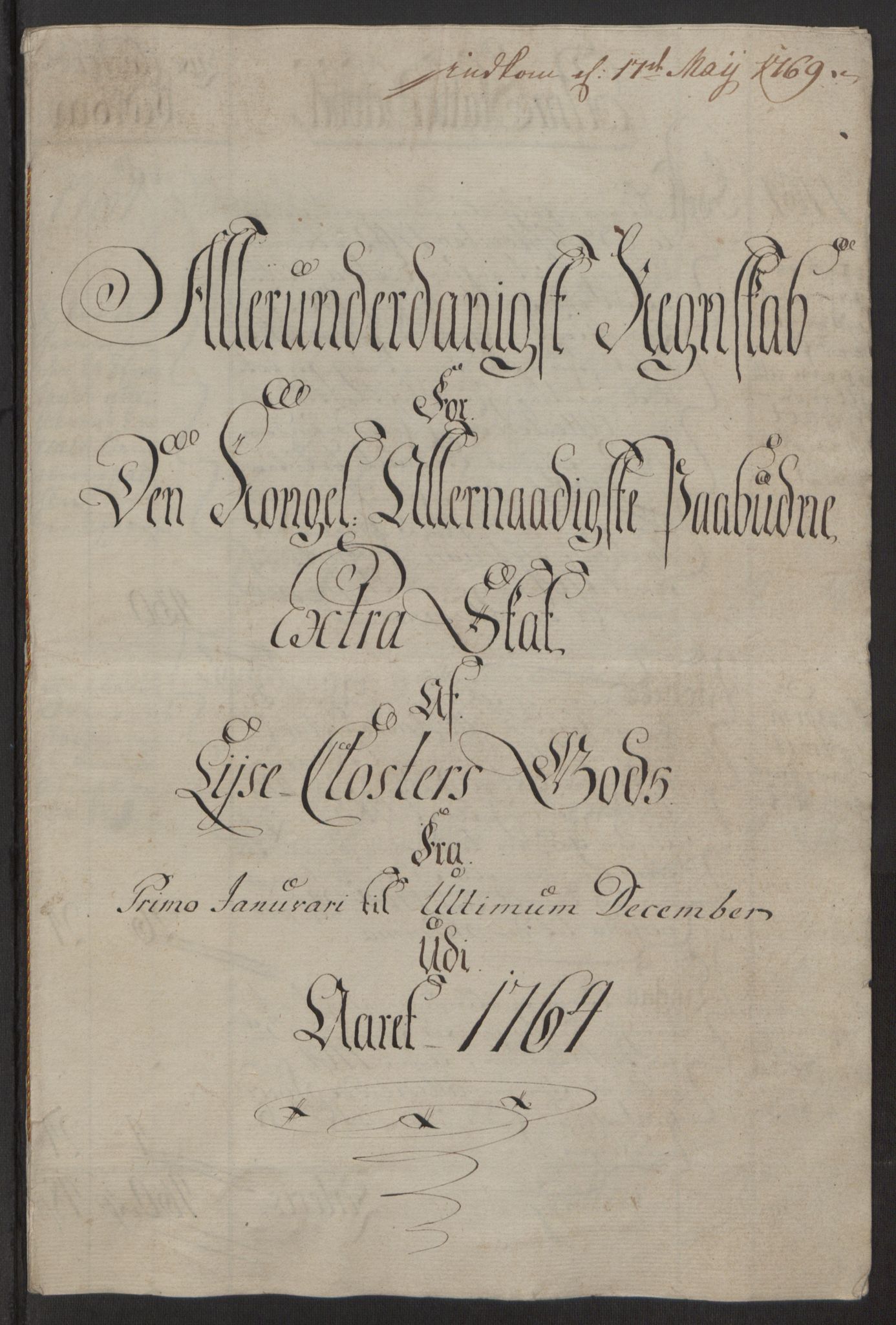 Rentekammeret inntil 1814, Reviderte regnskaper, Fogderegnskap, RA/EA-4092/R50/L3180: Ekstraskatten Lyse kloster, 1762-1783, p. 81