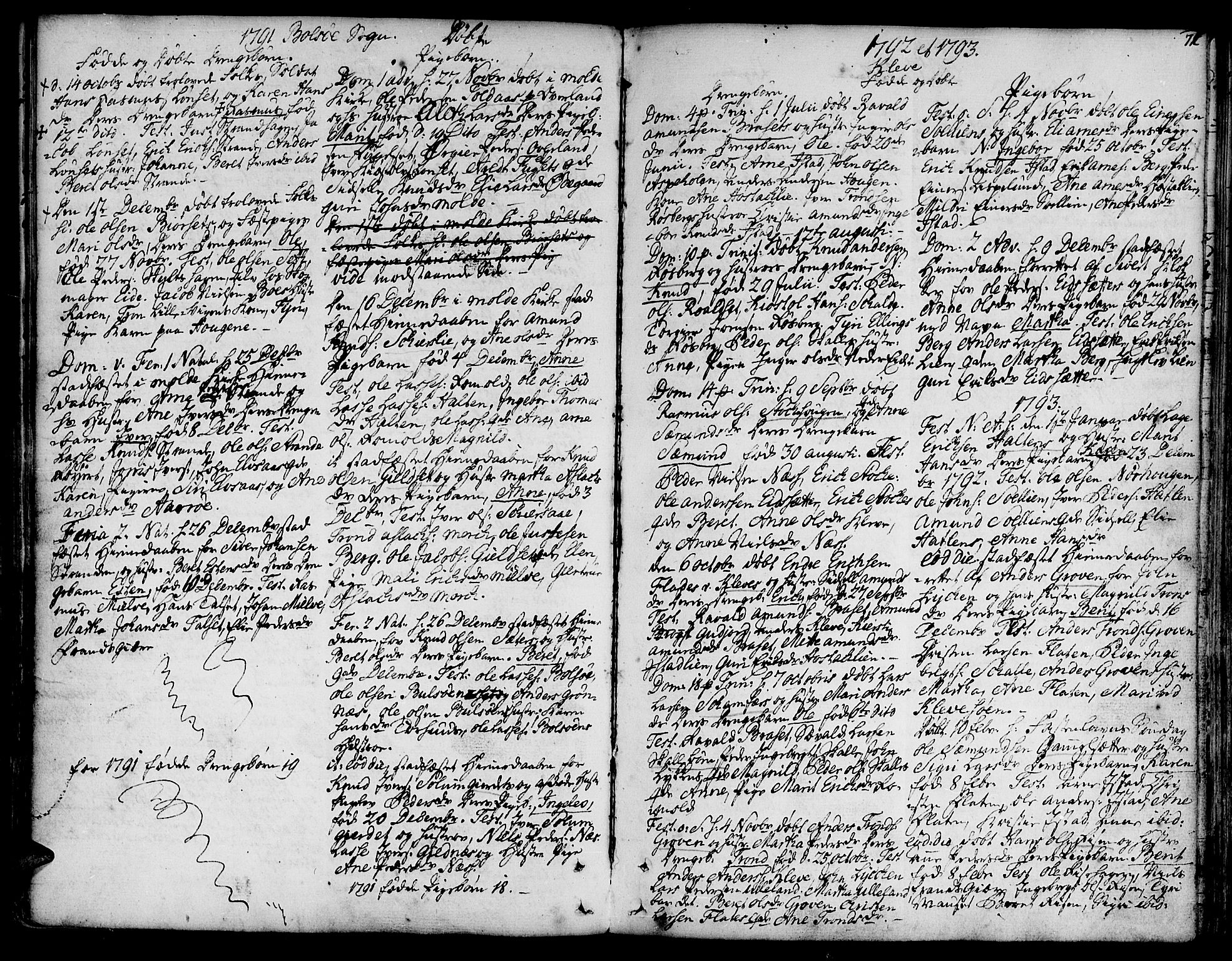 Ministerialprotokoller, klokkerbøker og fødselsregistre - Møre og Romsdal, SAT/A-1454/555/L0648: Parish register (official) no. 555A01, 1759-1793, p. 71