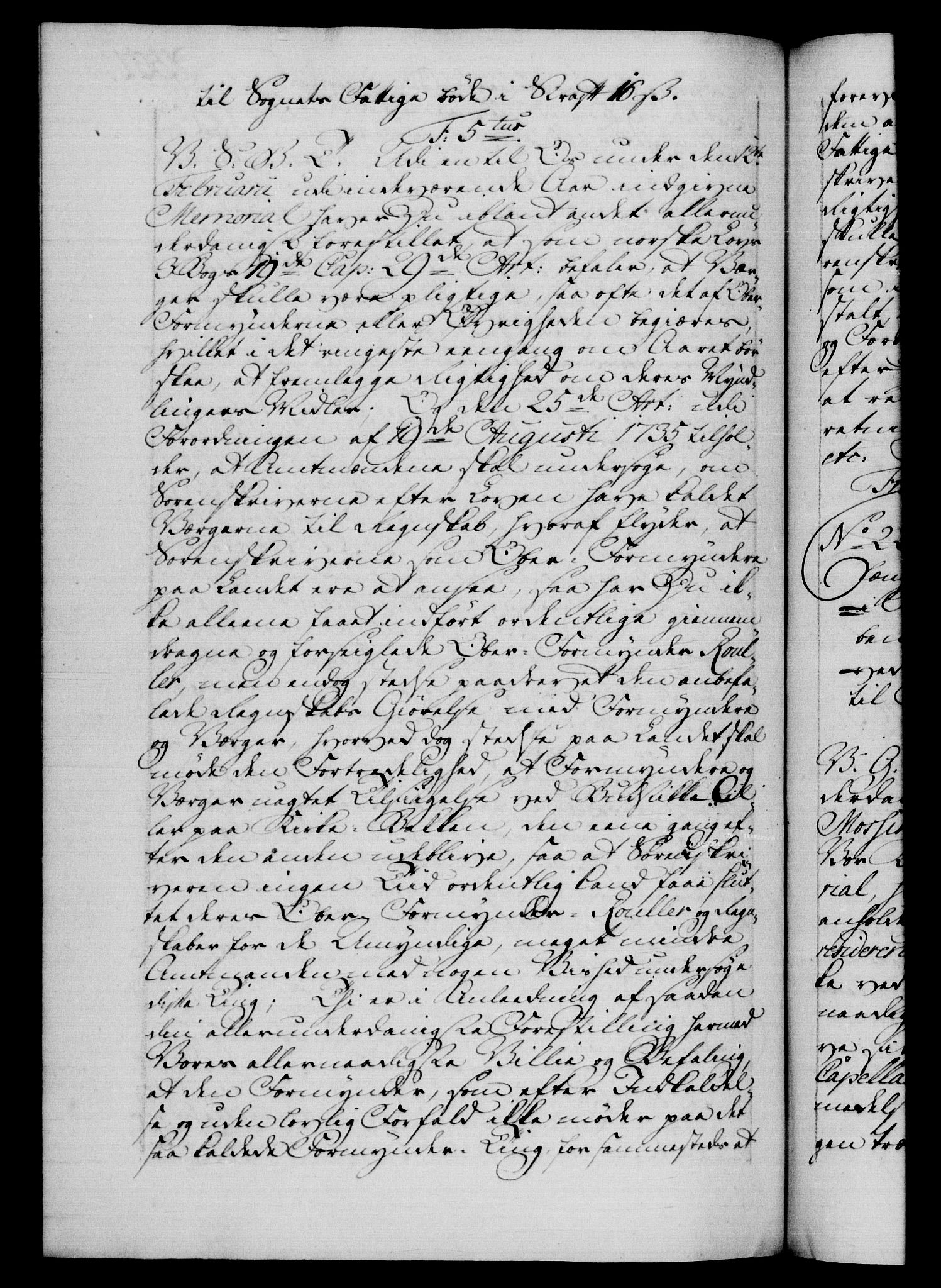 Danske Kanselli 1572-1799, RA/EA-3023/F/Fc/Fca/Fcab/L0037: Norske tegnelser, 1762-1766, p. 302b