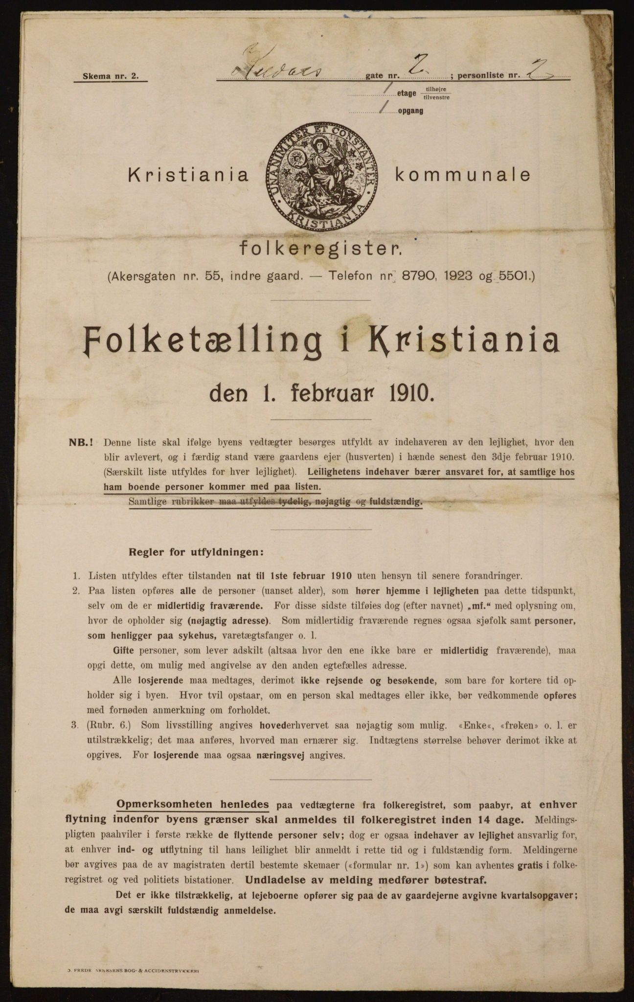 OBA, Municipal Census 1910 for Kristiania, 1910, p. 47980