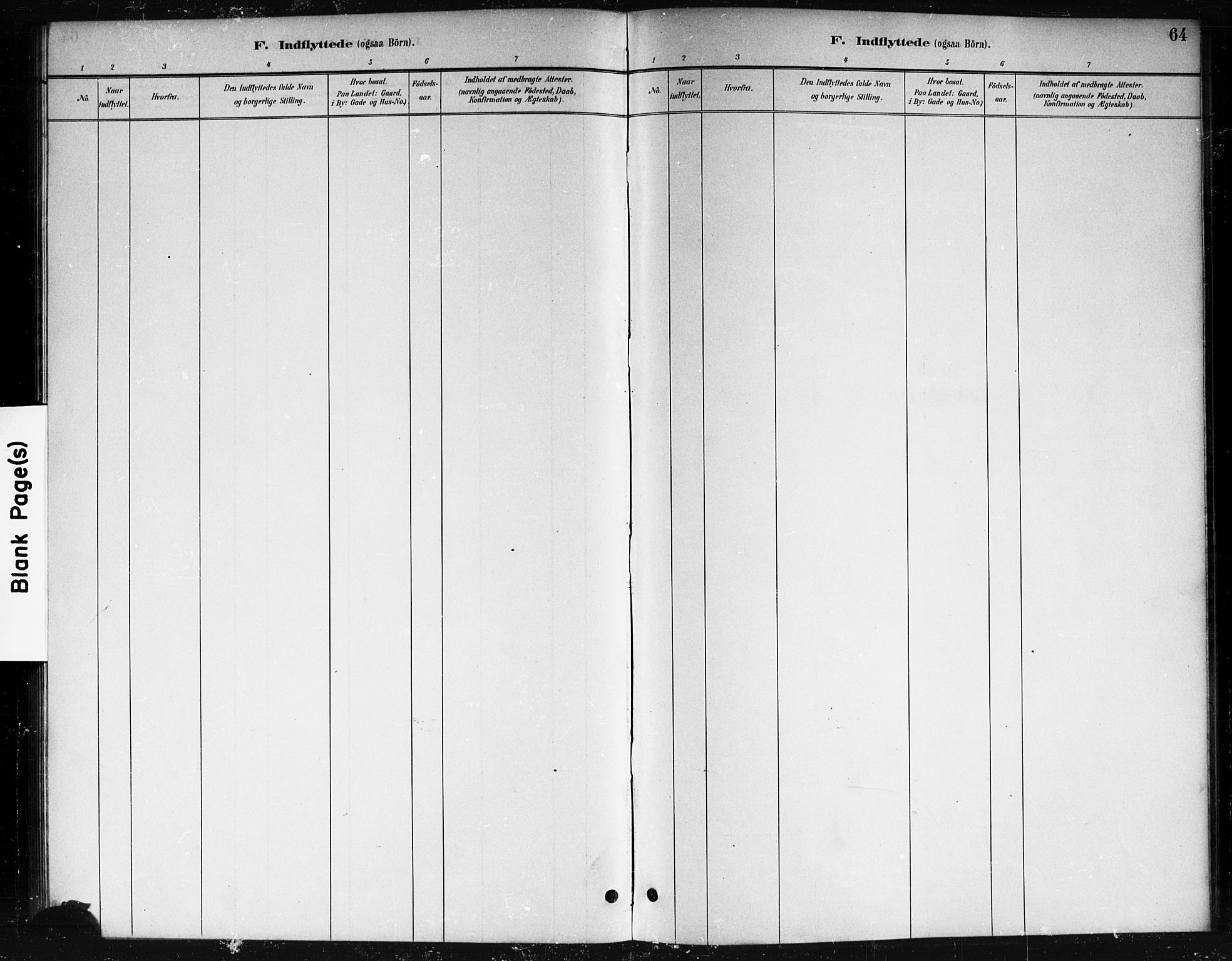 Skjeberg prestekontor Kirkebøker, AV/SAO-A-10923/F/Fb/L0001: Parish register (official) no. II 1, 1886-1894, p. 64