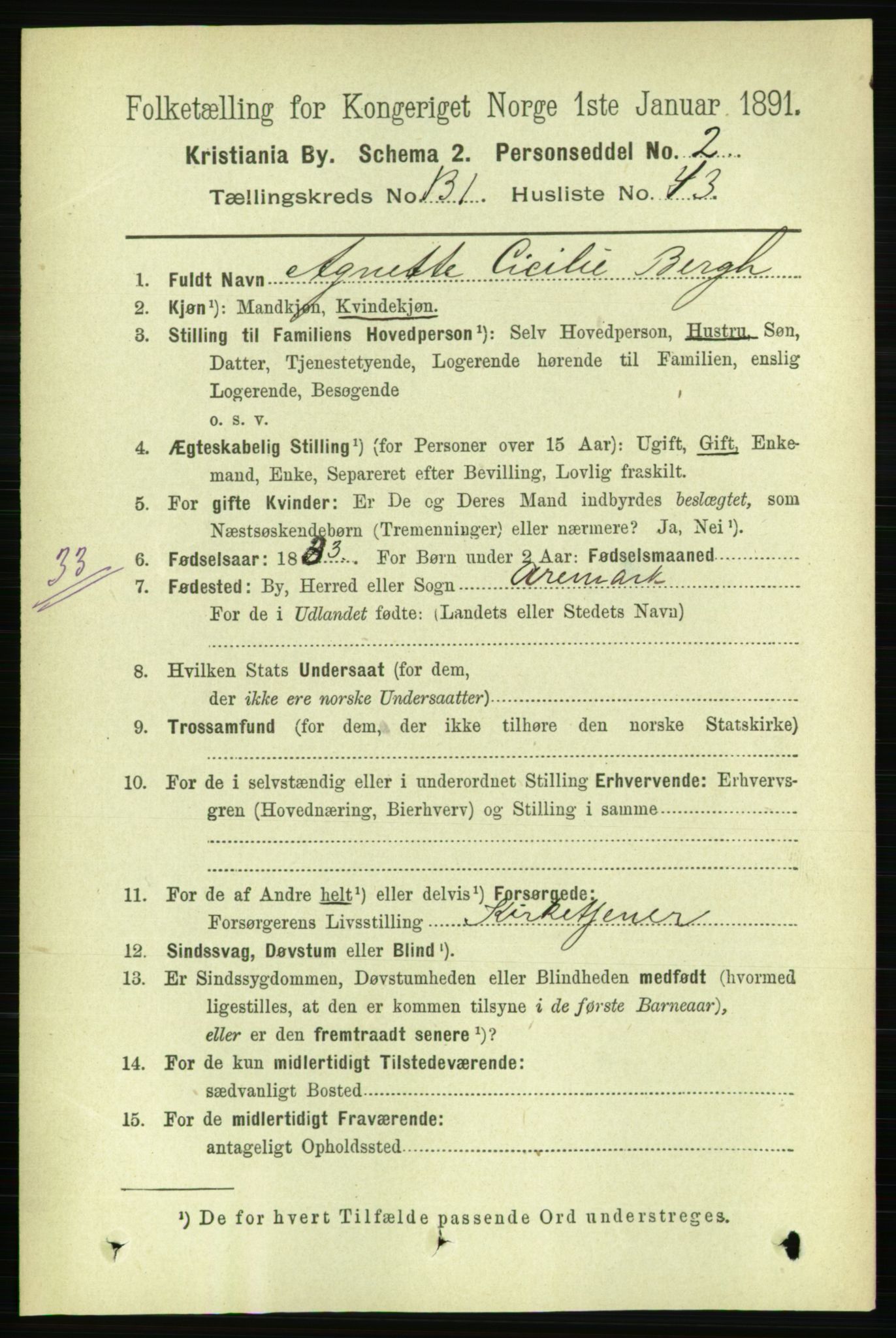 RA, 1891 census for 0301 Kristiania, 1891, p. 71320