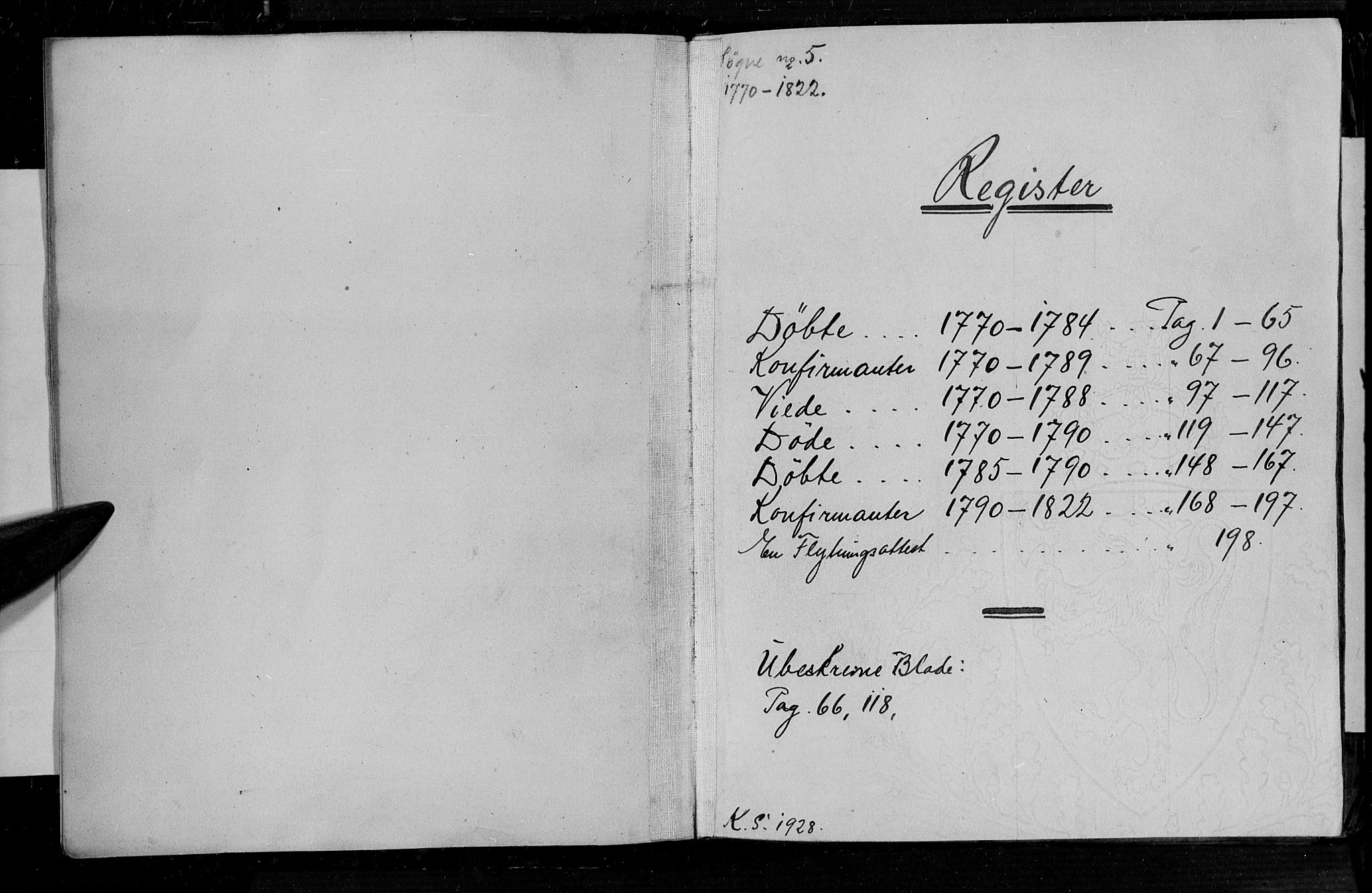 Søgne sokneprestkontor, SAK/1111-0037/F/Fa/Fab/L0004: Parish register (official) no. A 4, 1770-1822
