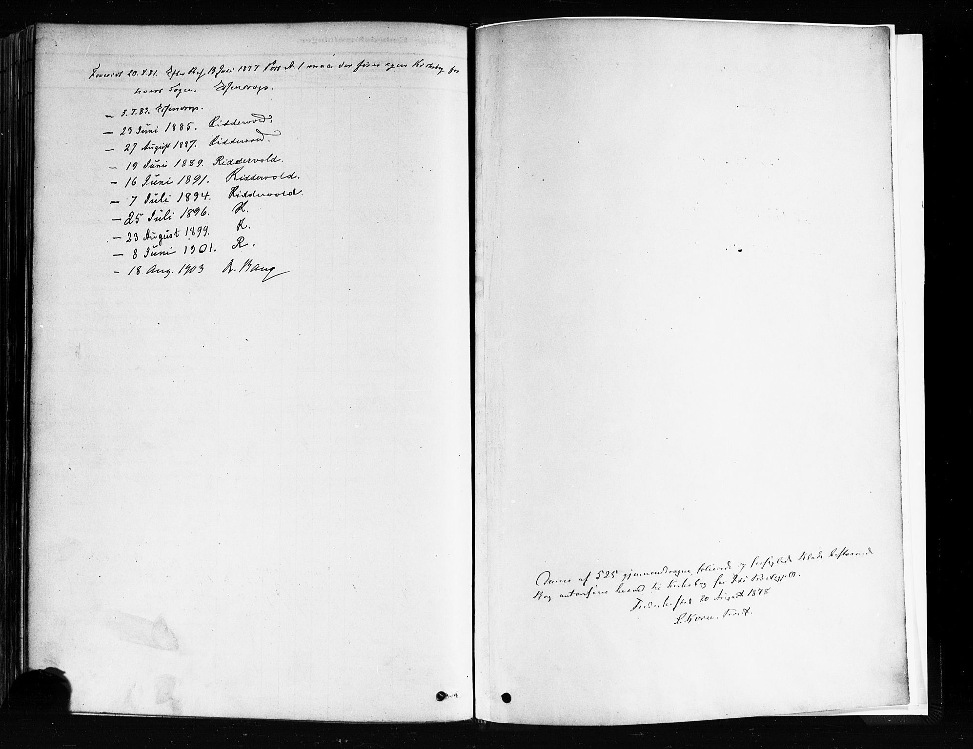 Idd prestekontor Kirkebøker, SAO/A-10911/F/Fc/L0006b: Parish register (official) no. III 6B, 1878-1903
