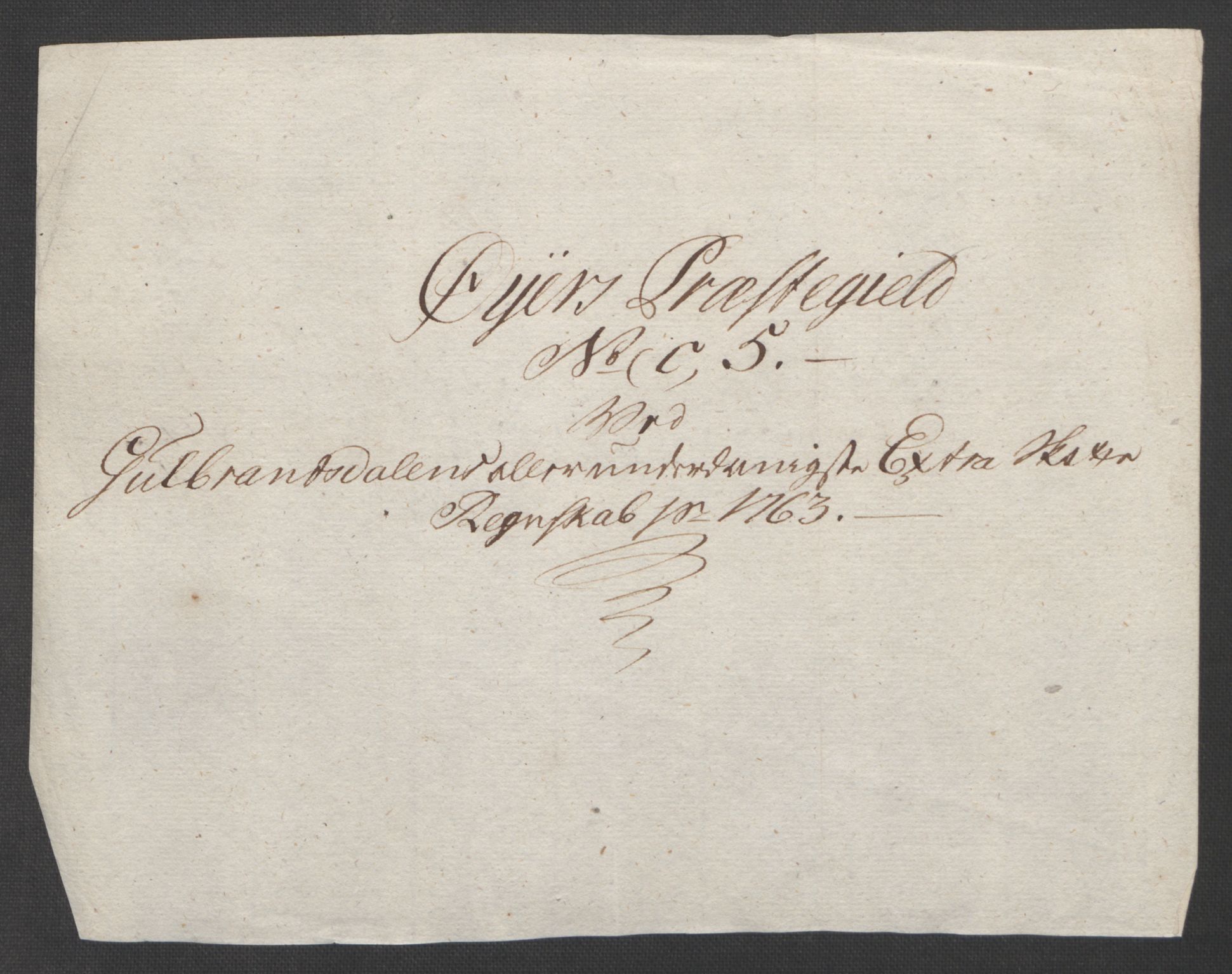 Rentekammeret inntil 1814, Reviderte regnskaper, Fogderegnskap, RA/EA-4092/R17/L1266: Ekstraskatten Gudbrandsdal, 1762-1766, p. 156