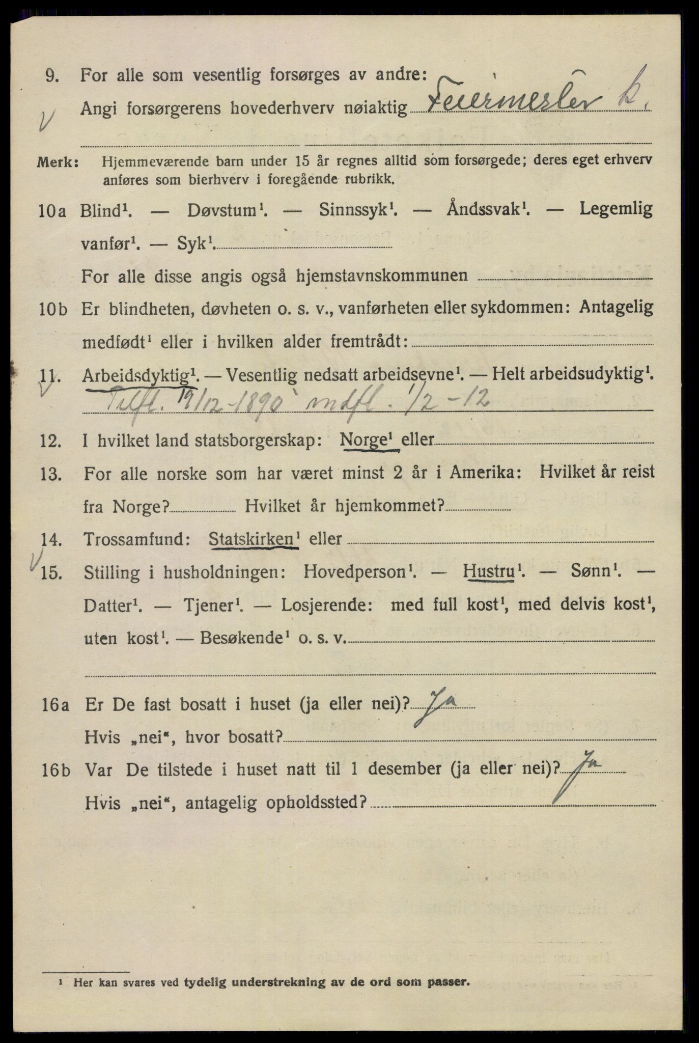 SAO, 1920 census for Kristiania, 1920, p. 146666