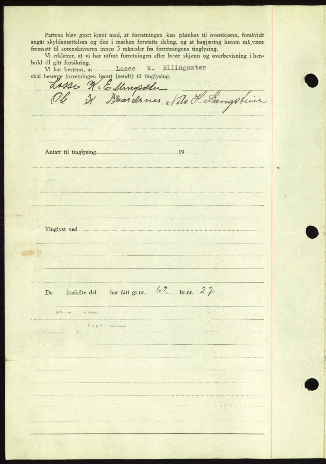 Romsdal sorenskriveri, AV/SAT-A-4149/1/2/2C: Mortgage book no. A8, 1939-1940, Diary no: : 1136/1940