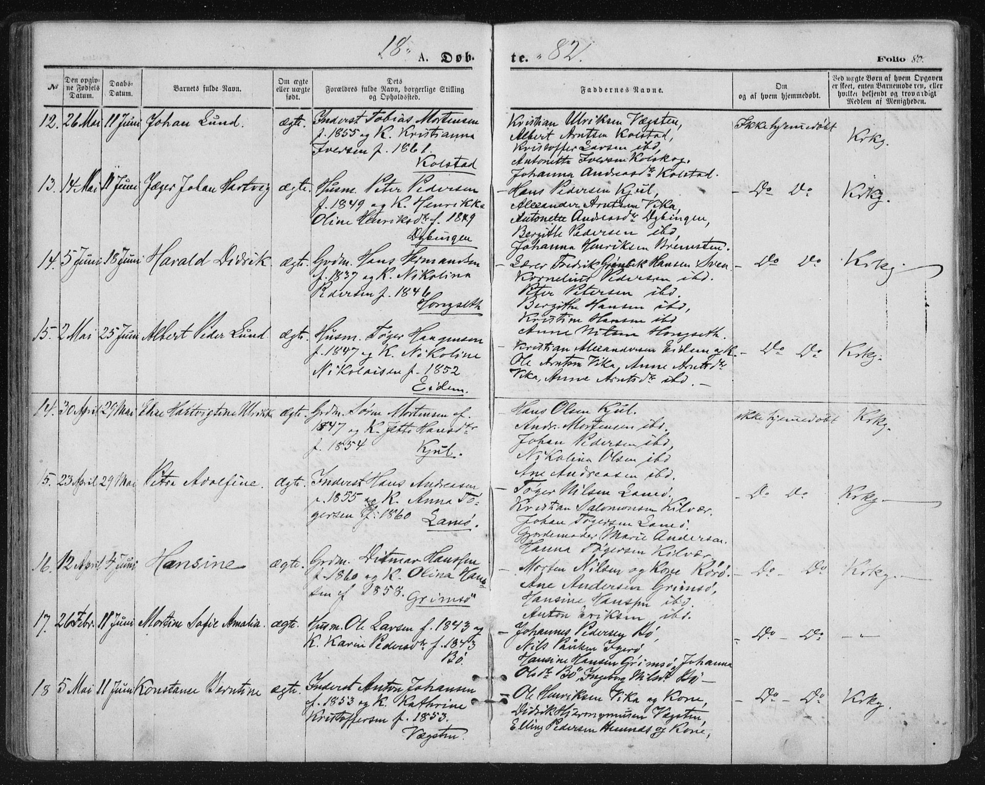 Ministerialprotokoller, klokkerbøker og fødselsregistre - Nordland, AV/SAT-A-1459/816/L0241: Parish register (official) no. 816A07, 1870-1885, p. 80