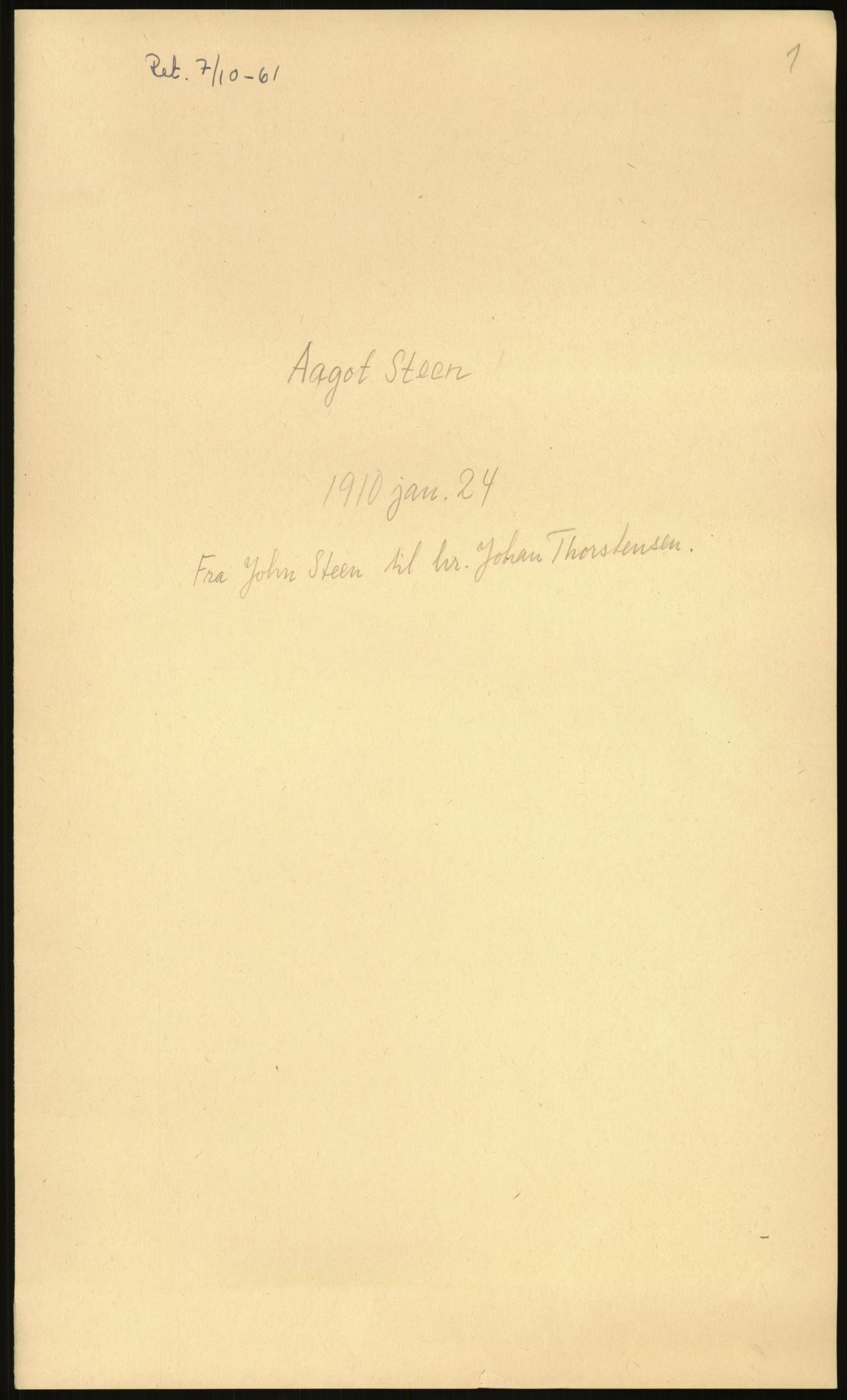 Samlinger til kildeutgivelse, Amerikabrevene, AV/RA-EA-4057/F/L0003: Innlån fra Oslo: Hals - Steen, 1838-1914, p. 1066