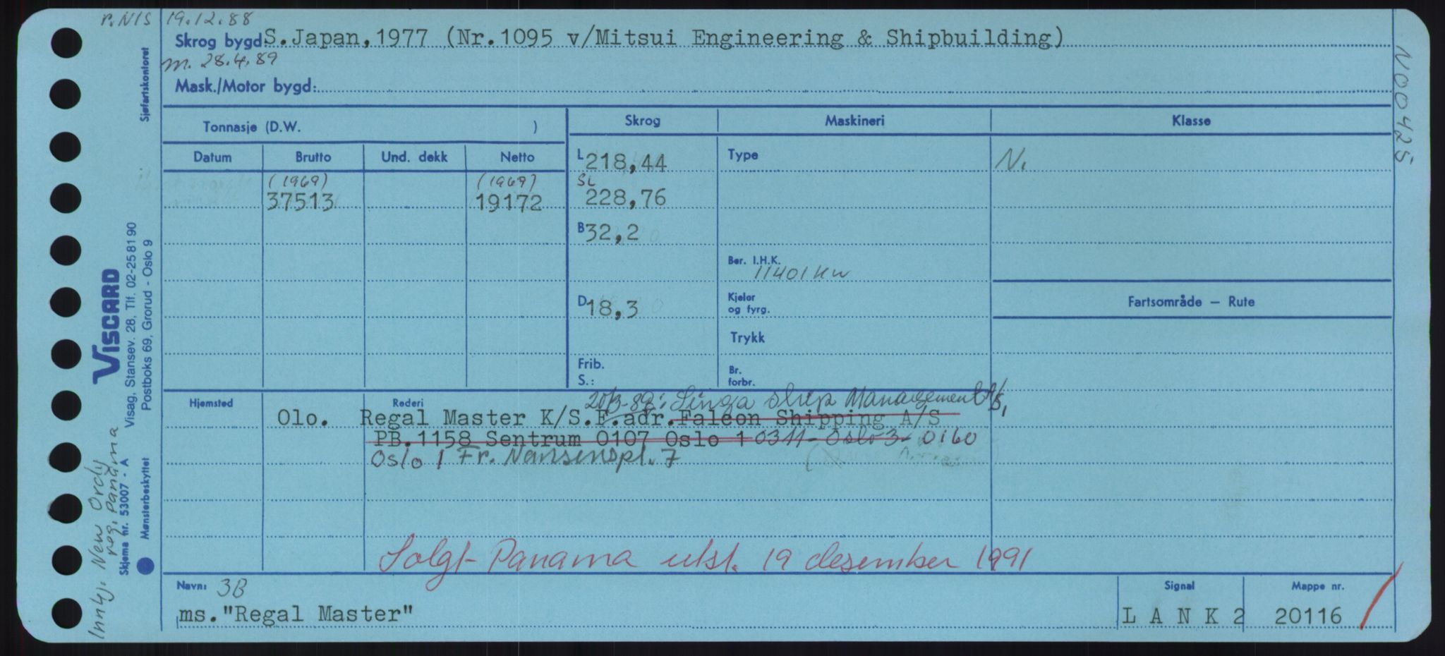 Sjøfartsdirektoratet med forløpere, Skipsmålingen, RA/S-1627/H/Hd/L0030: Fartøy, Q-Riv, p. 321