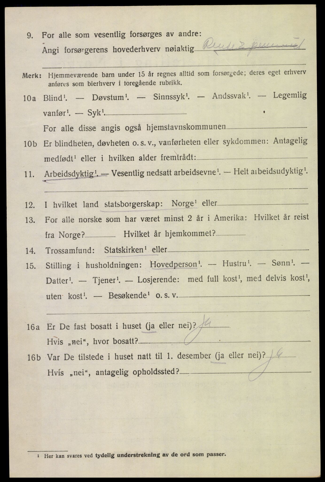 SAH, 1920 census for Østre Toten, 1920, p. 9383