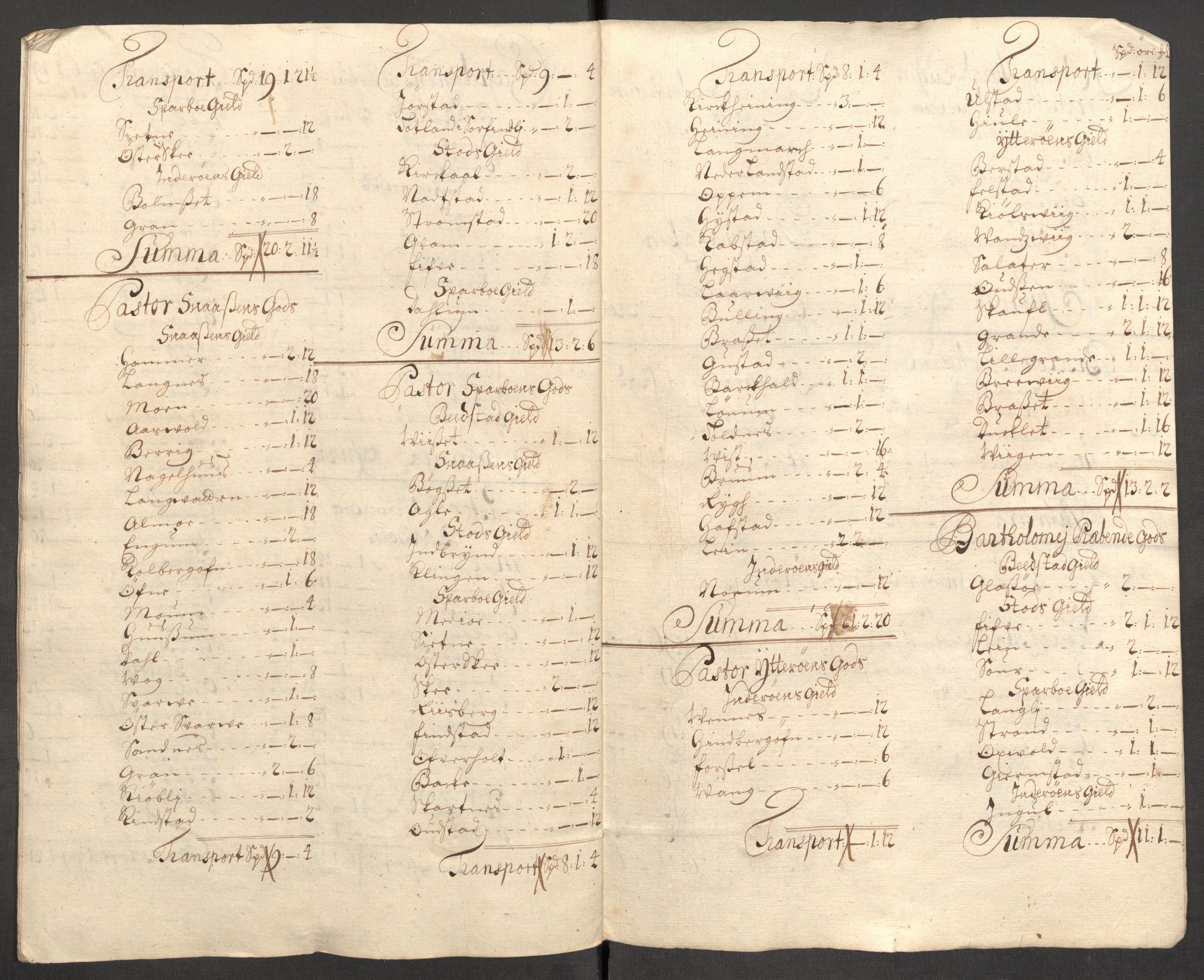 Rentekammeret inntil 1814, Reviderte regnskaper, Fogderegnskap, RA/EA-4092/R63/L4315: Fogderegnskap Inderøy, 1706-1707, p. 250