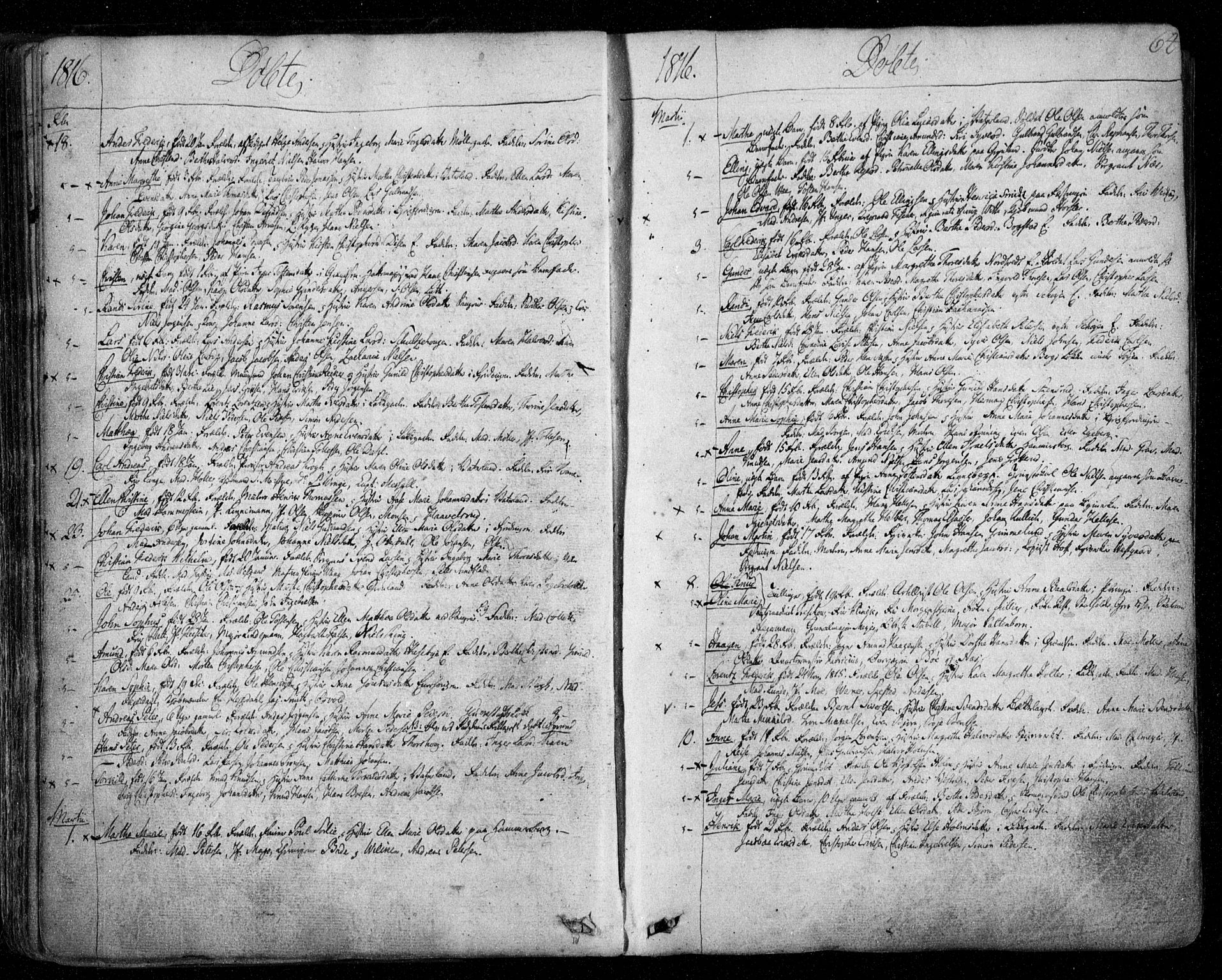 Aker prestekontor kirkebøker, SAO/A-10861/F/L0011: Parish register (official) no. 11, 1810-1819, p. 64