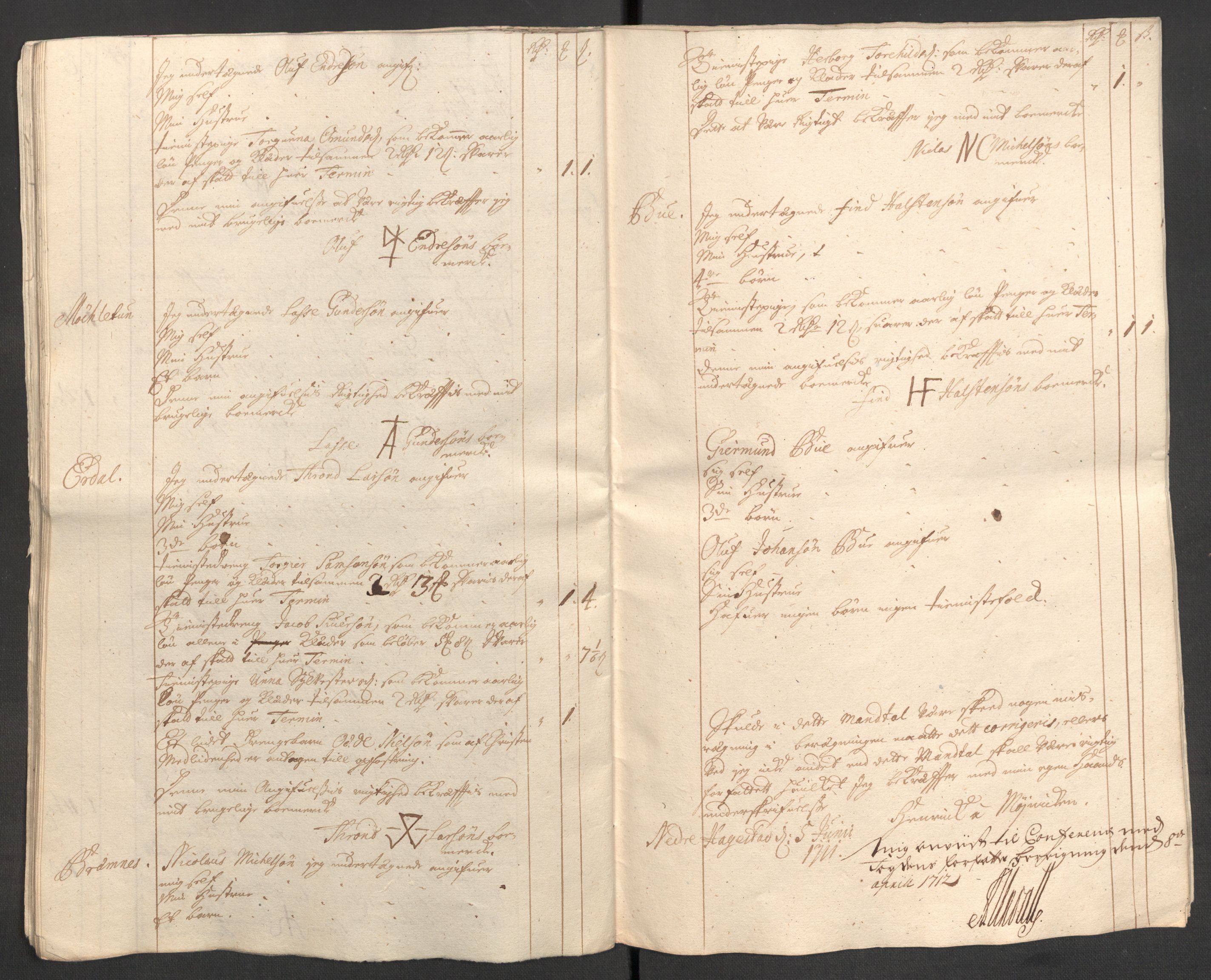 Rentekammeret inntil 1814, Reviderte regnskaper, Fogderegnskap, RA/EA-4092/R48/L2987: Fogderegnskap Sunnhordland og Hardanger, 1711, p. 694