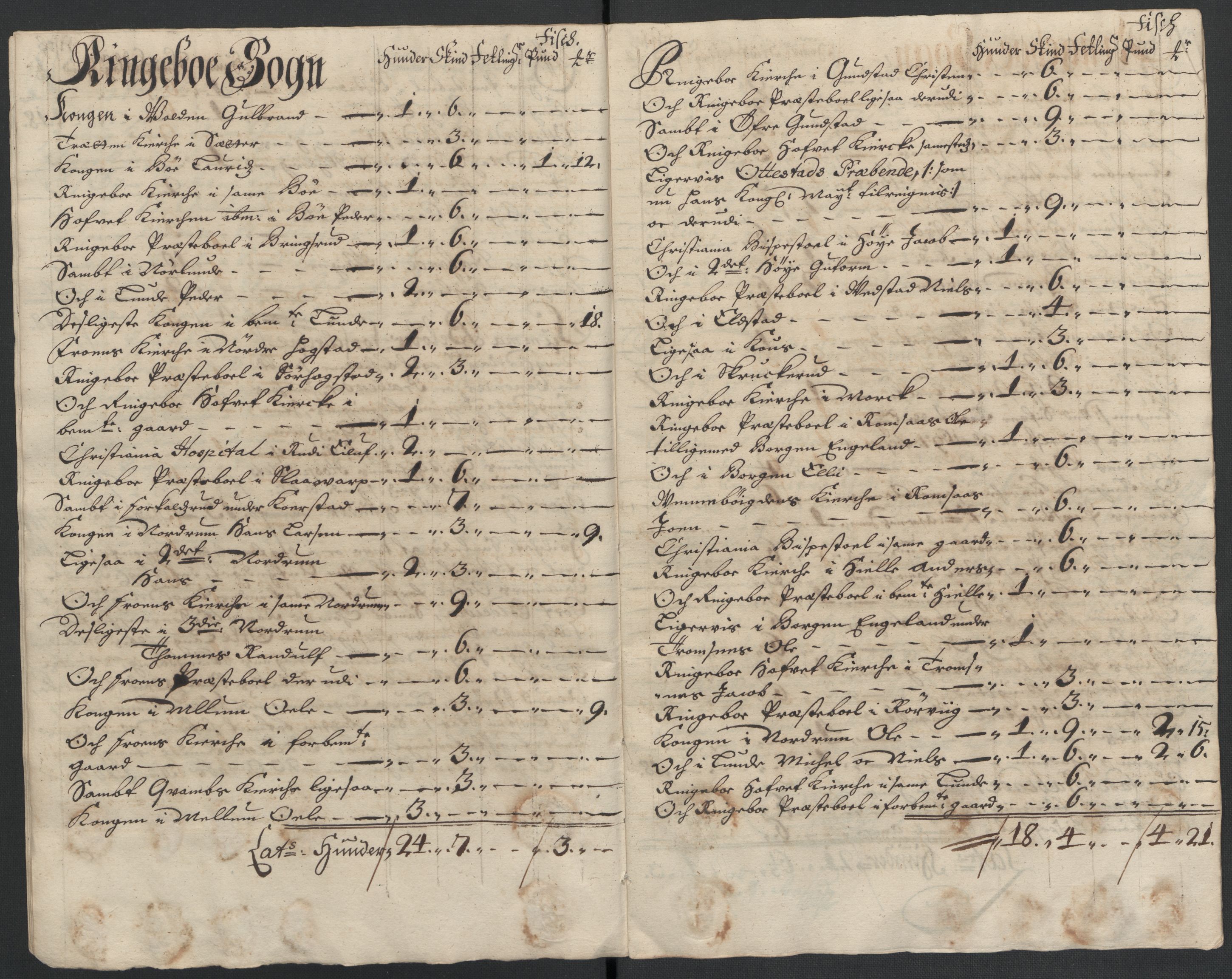 Rentekammeret inntil 1814, Reviderte regnskaper, Fogderegnskap, AV/RA-EA-4092/R17/L1177: Fogderegnskap Gudbrandsdal, 1704, p. 190