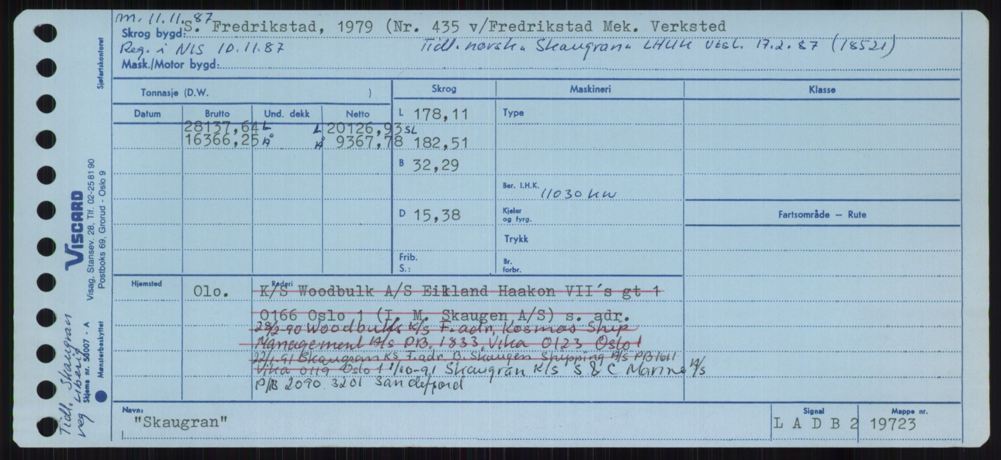 Sjøfartsdirektoratet med forløpere, Skipsmålingen, RA/S-1627/H/Ha/L0005/0001: Fartøy, S-Sven / Fartøy, S-Skji, p. 685