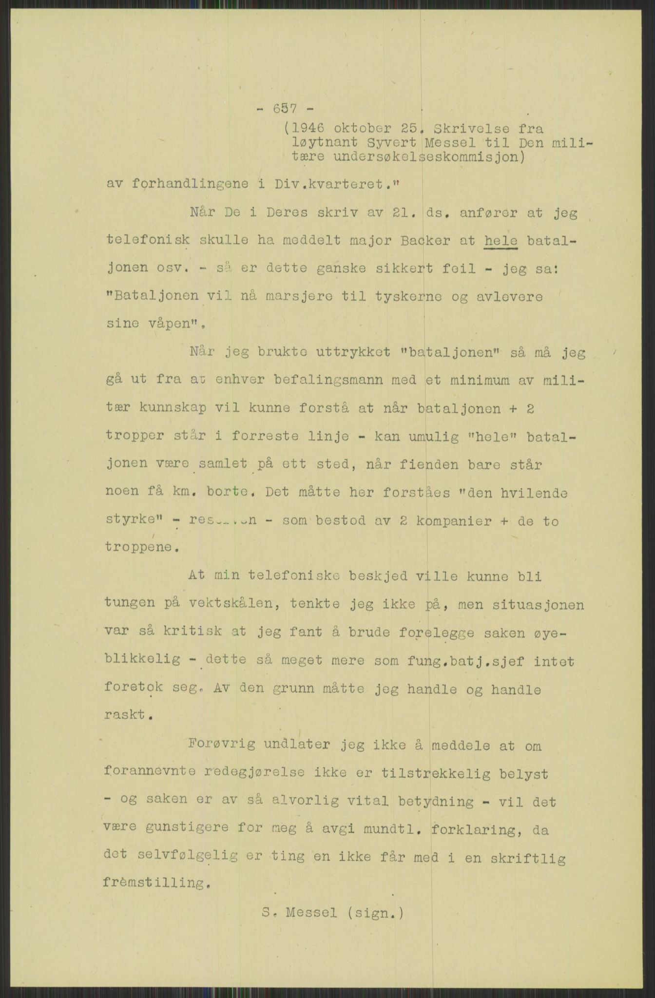 Forsvaret, Forsvarets krigshistoriske avdeling, AV/RA-RAFA-2017/Y/Yb/L0095: II-C-11-335  -  3. Divisjon.  Sak mot general Finn Backer m.fl., 1940-1948, p. 1449