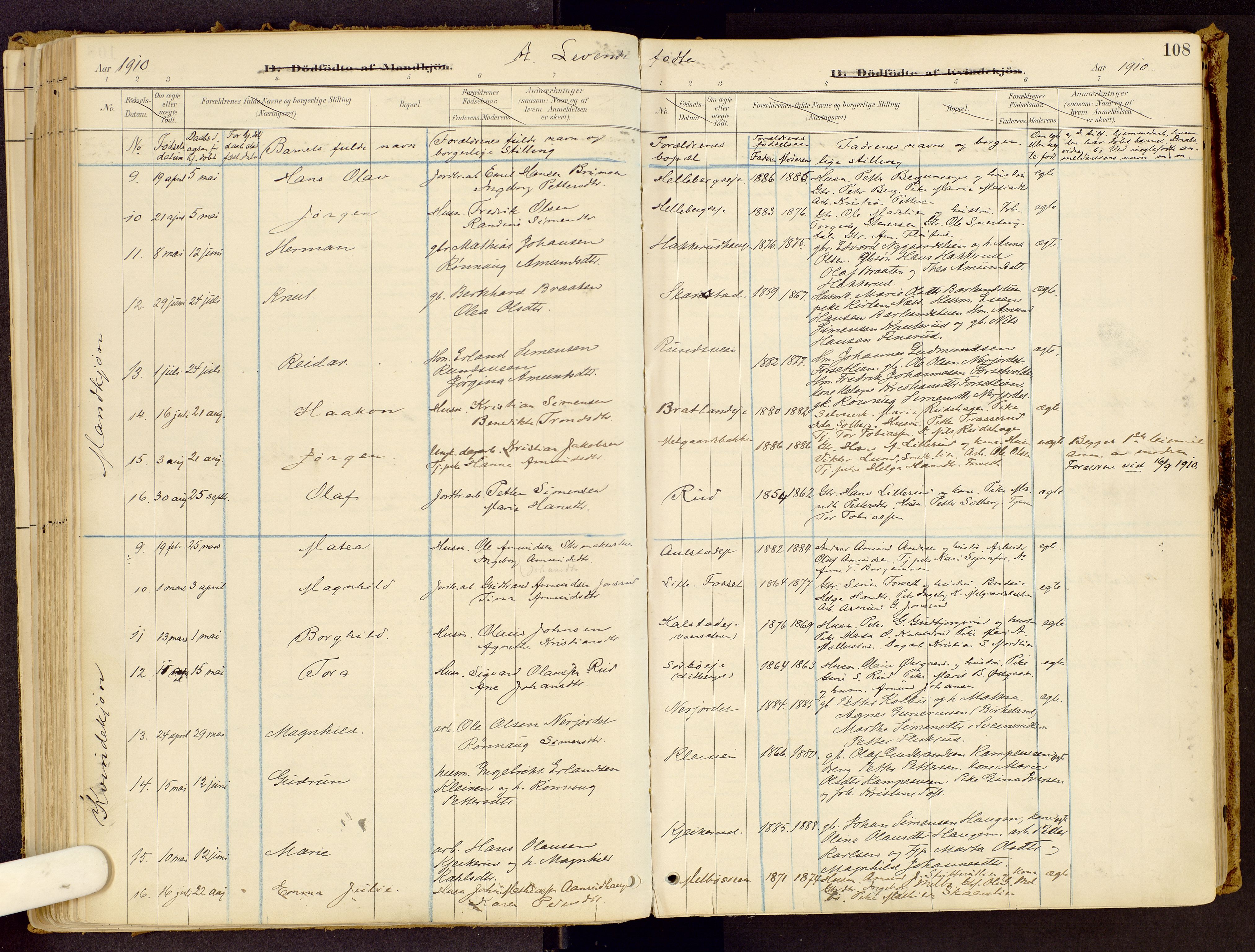 Vestre Gausdal prestekontor, AV/SAH-PREST-094/H/Ha/Haa/L0001: Parish register (official) no. 1, 1887-1914, p. 108