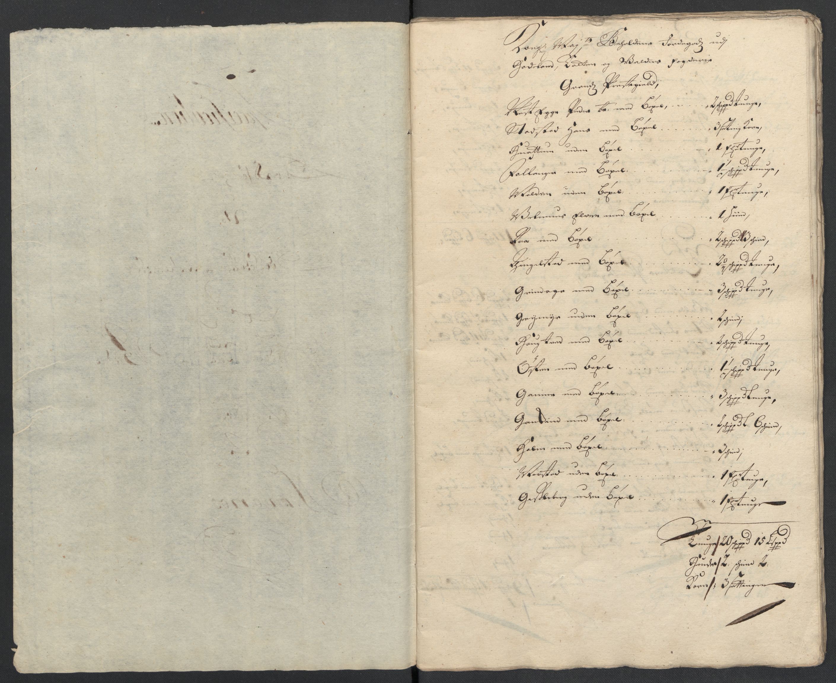 Rentekammeret inntil 1814, Reviderte regnskaper, Fogderegnskap, RA/EA-4092/R18/L1303: Fogderegnskap Hadeland, Toten og Valdres, 1705, p. 70