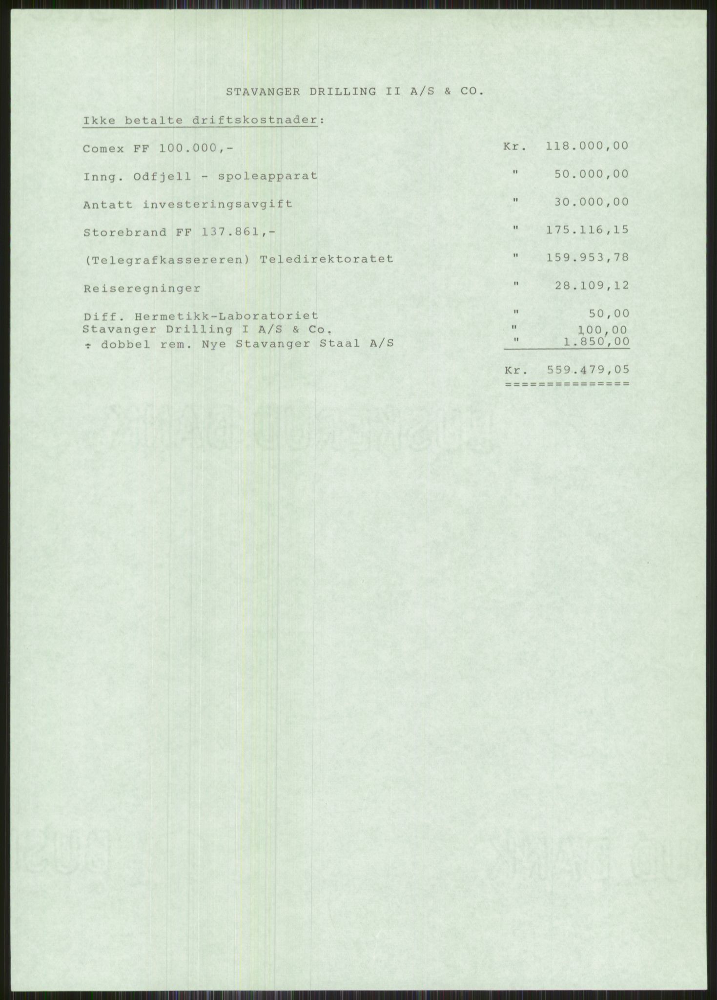 Pa 1503 - Stavanger Drilling AS, AV/SAST-A-101906/A/Ac/L0002: Årsberetninger, 1979-1982, p. 23