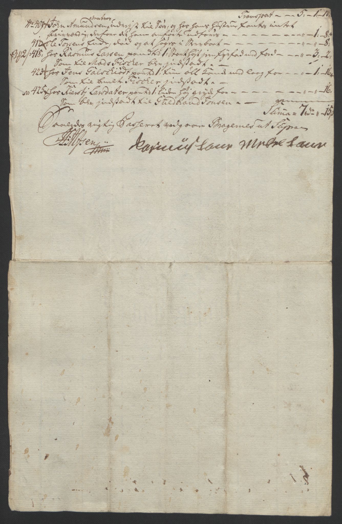 Rentekammeret inntil 1814, Reviderte regnskaper, Byregnskaper, AV/RA-EA-4066/R/Rf/L0119/0001: [F2] Kontribusjonsregnskap / Ekstraskatt, 1762-1767, p. 245