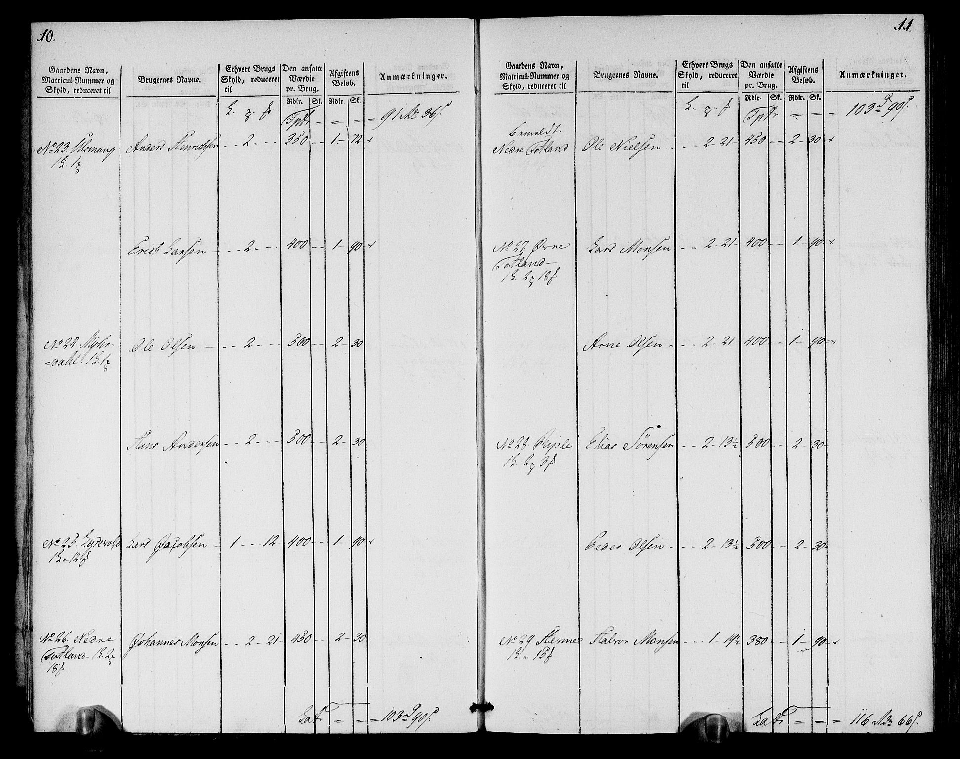 Rentekammeret inntil 1814, Realistisk ordnet avdeling, AV/RA-EA-4070/N/Ne/Nea/L0113: Nordhordland og Voss fogderi. Oppebørselsregister, 1803-1804, p. 8