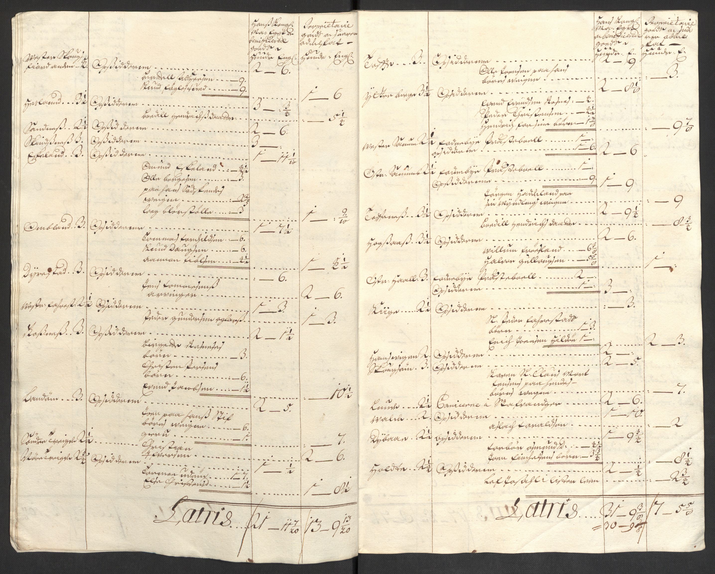 Rentekammeret inntil 1814, Reviderte regnskaper, Fogderegnskap, AV/RA-EA-4092/R43/L2547: Fogderegnskap Lista og Mandal, 1698-1699, p. 124