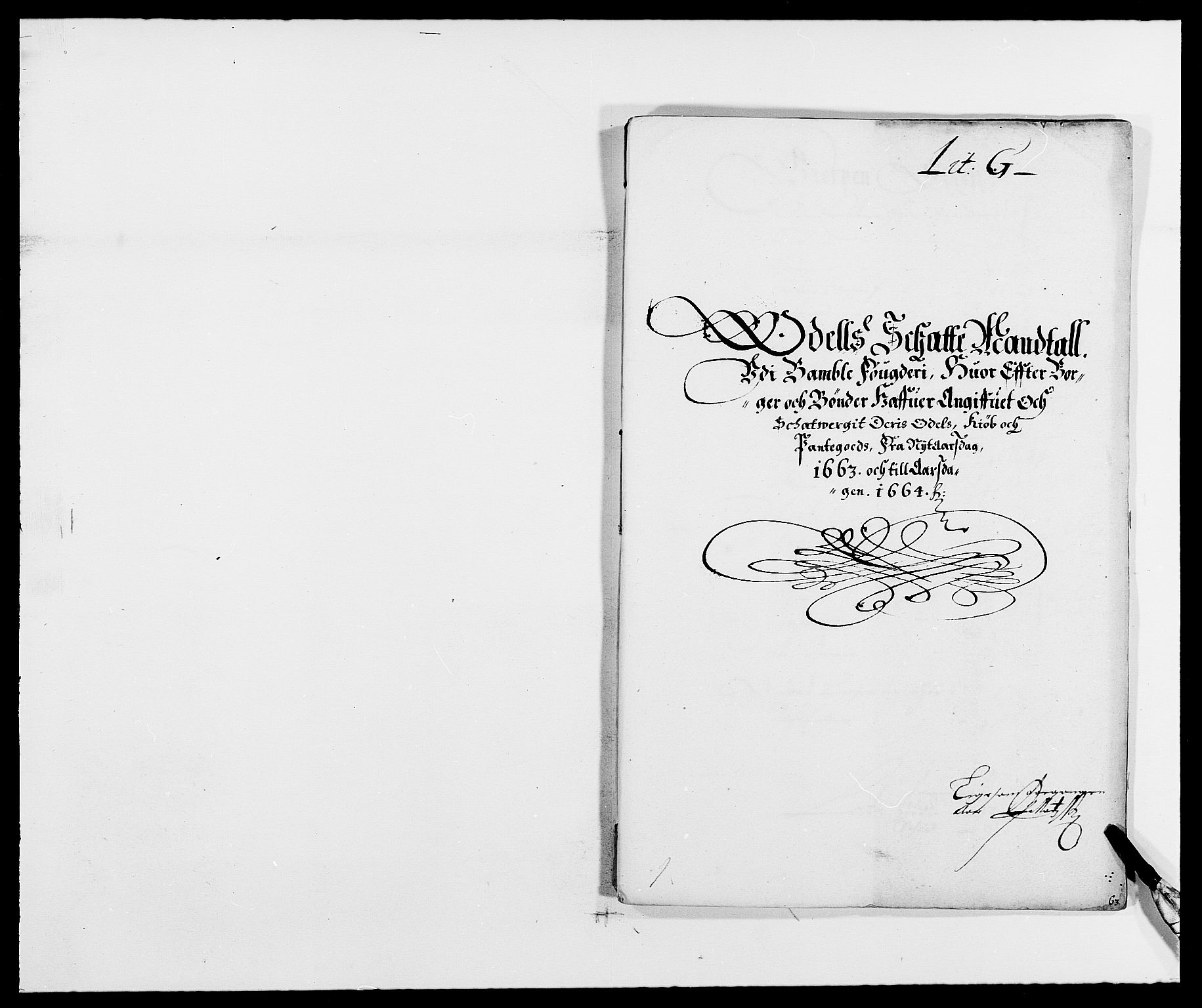 Rentekammeret inntil 1814, Reviderte regnskaper, Fogderegnskap, RA/EA-4092/R34/L2037: Fogderegnskap Bamble, 1662-1669, p. 247