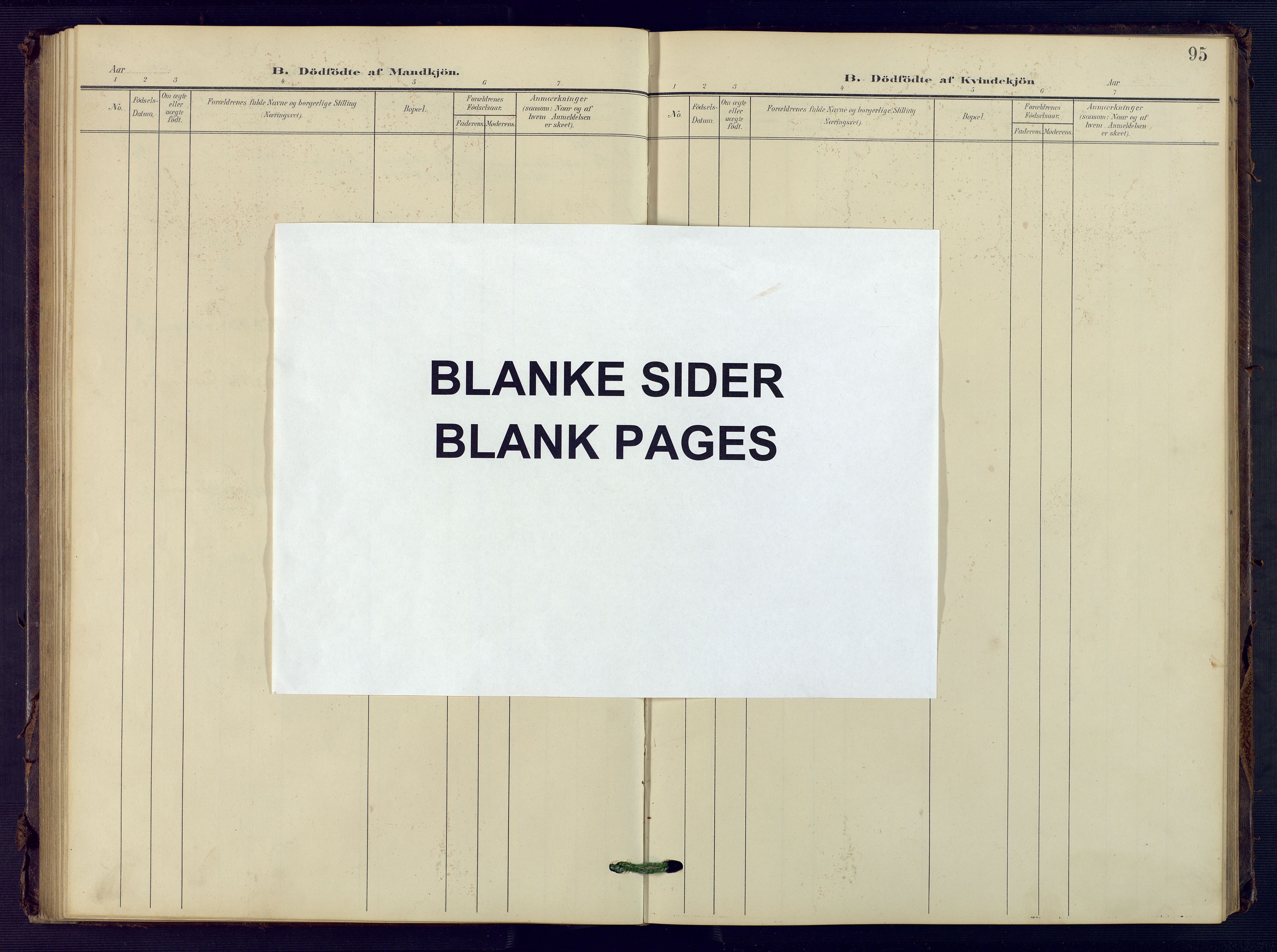 Sirdal sokneprestkontor, AV/SAK-1111-0036/F/Fb/Fba/L0002: Parish register (copy) no. B 2, 1905-1958, p. 95