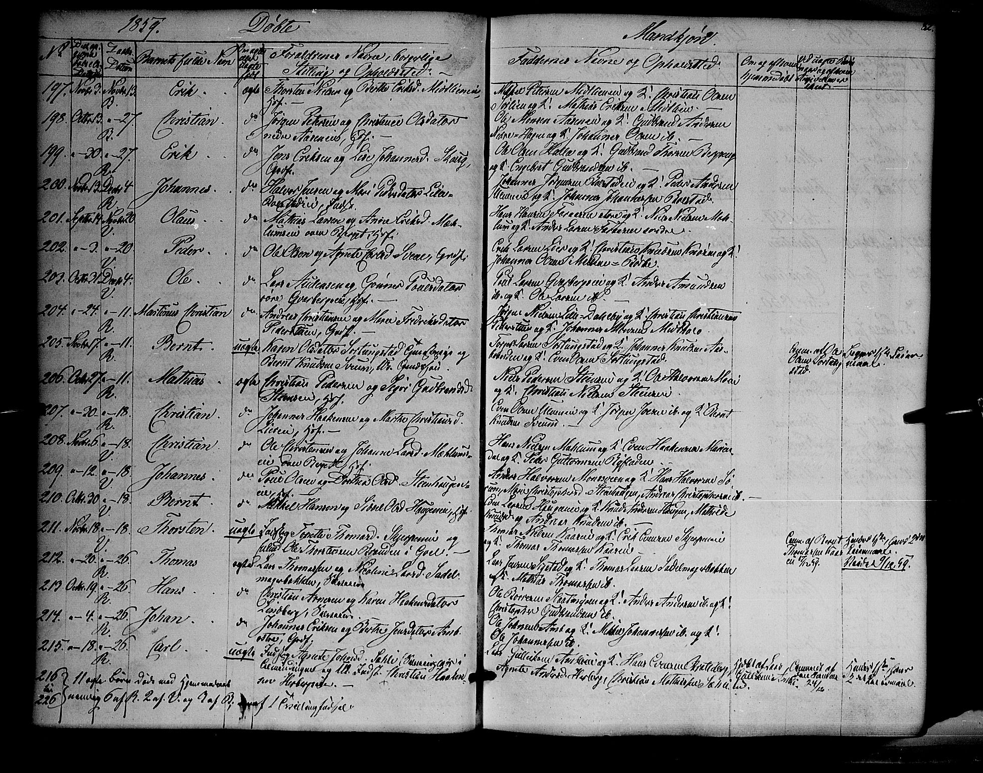 Ringsaker prestekontor, AV/SAH-PREST-014/K/Ka/L0009: Parish register (official) no. 9, 1850-1860, p. 82
